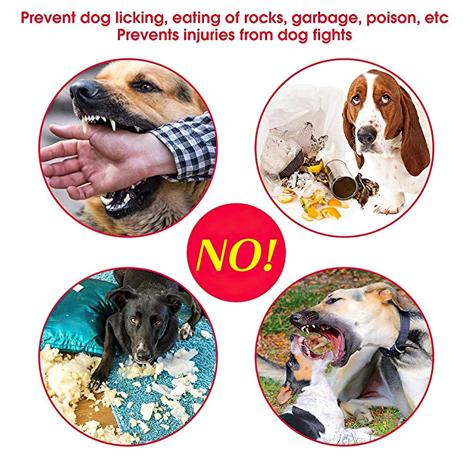 HEELE Museruola Cane, Museruola per Cane Antiabbaio in Morbida Rete Traspirante con Anello Regolabile per Cani di Taglia Piccola, Antimorso Anti-Masticare Addestramento Animali Museruola, Nero, XS