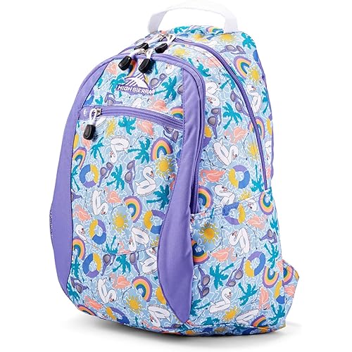 High Sierra Curve Lightweight and Compact Backpack with Padded Shoulder Straps