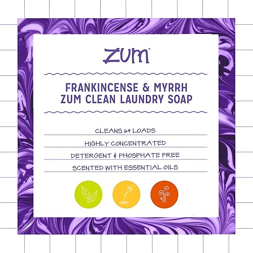 Miniatura 25 de Indigo Wild Zum Clean - Jabón líquido de lavandería a base de plantas, contiene bicarbonato de sodio, aceites esenciales y aceite de coco