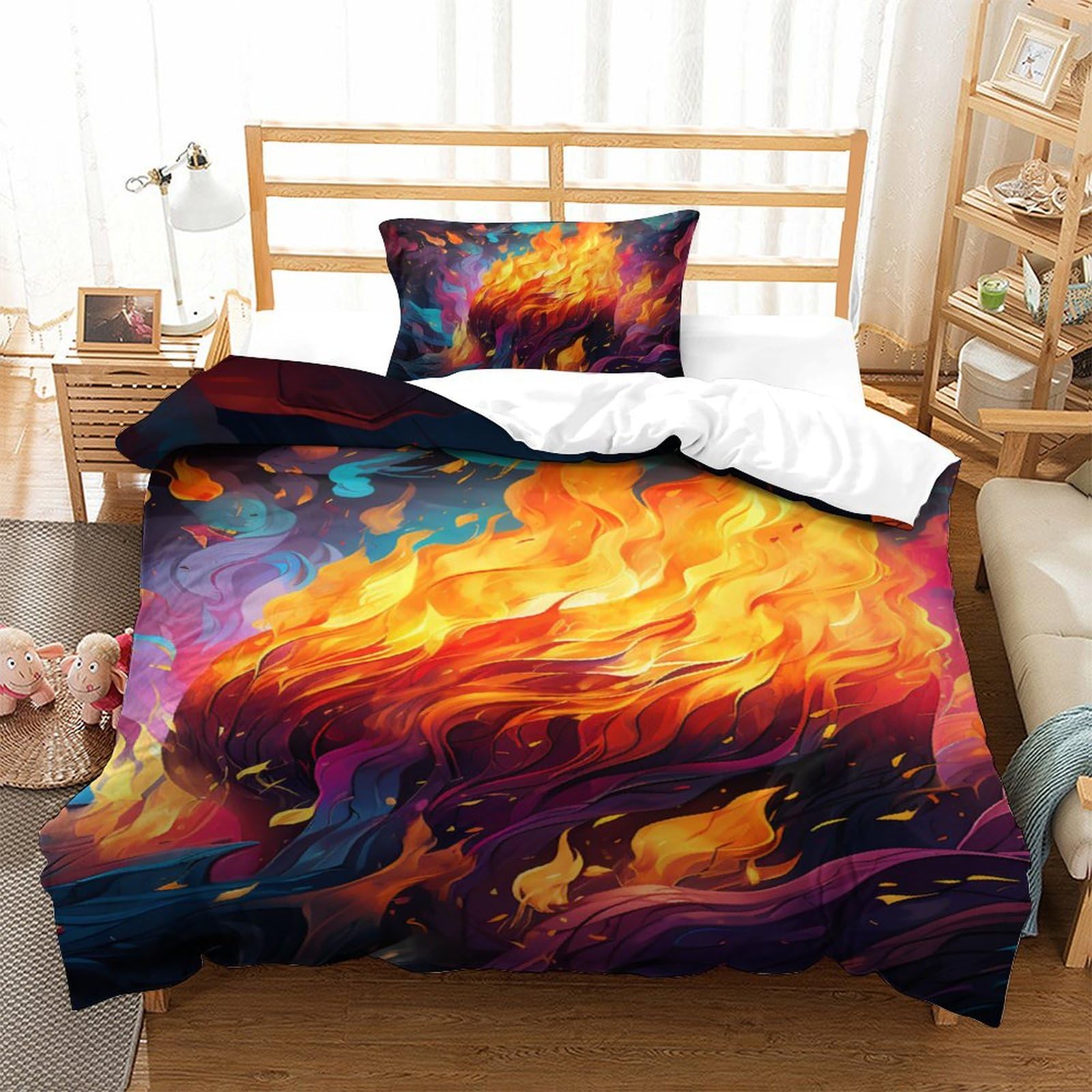 Housse de couette respirant housse couette haute qualité parure de lit 135x200 chambre adulte