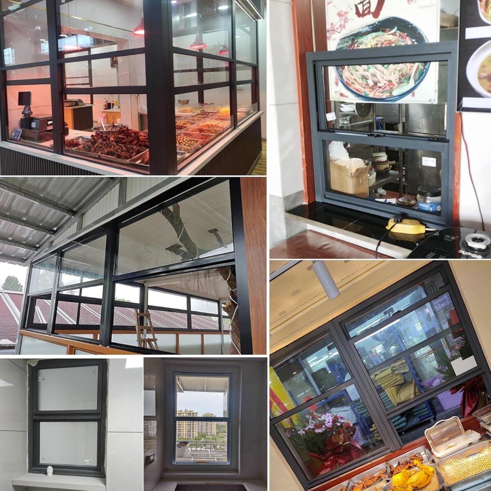 Finestra con serratura in alluminio con scivolo e sn, perfetta per cantine, fienili a gas e bagni per Enhancedand Securi