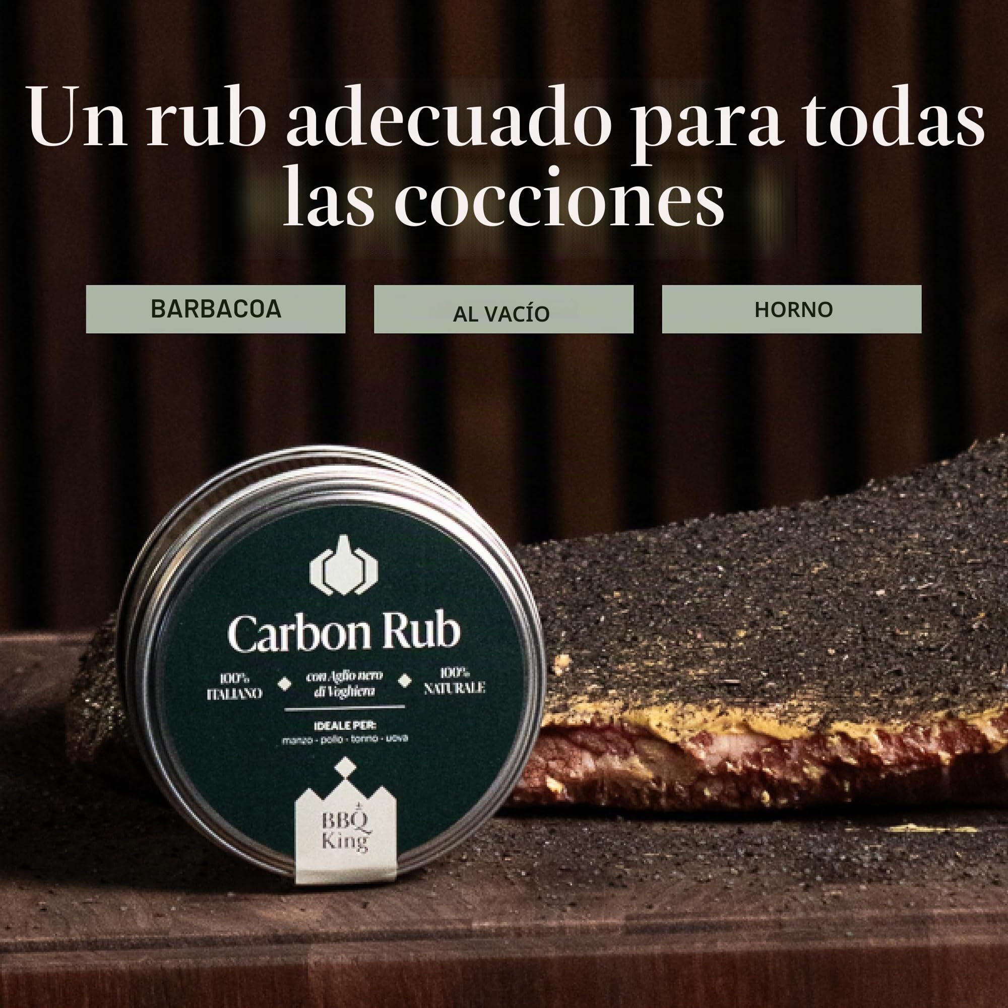 BBQ KING - Maxi Multi Pack Pitmaster Rub para Barbacoa, 12 Pack de 70 Gr de Dry Rub Bbq, Mezcla de Especias 100% Made in Italy, 1 x Cada Sabor de la Selección BBQ KING