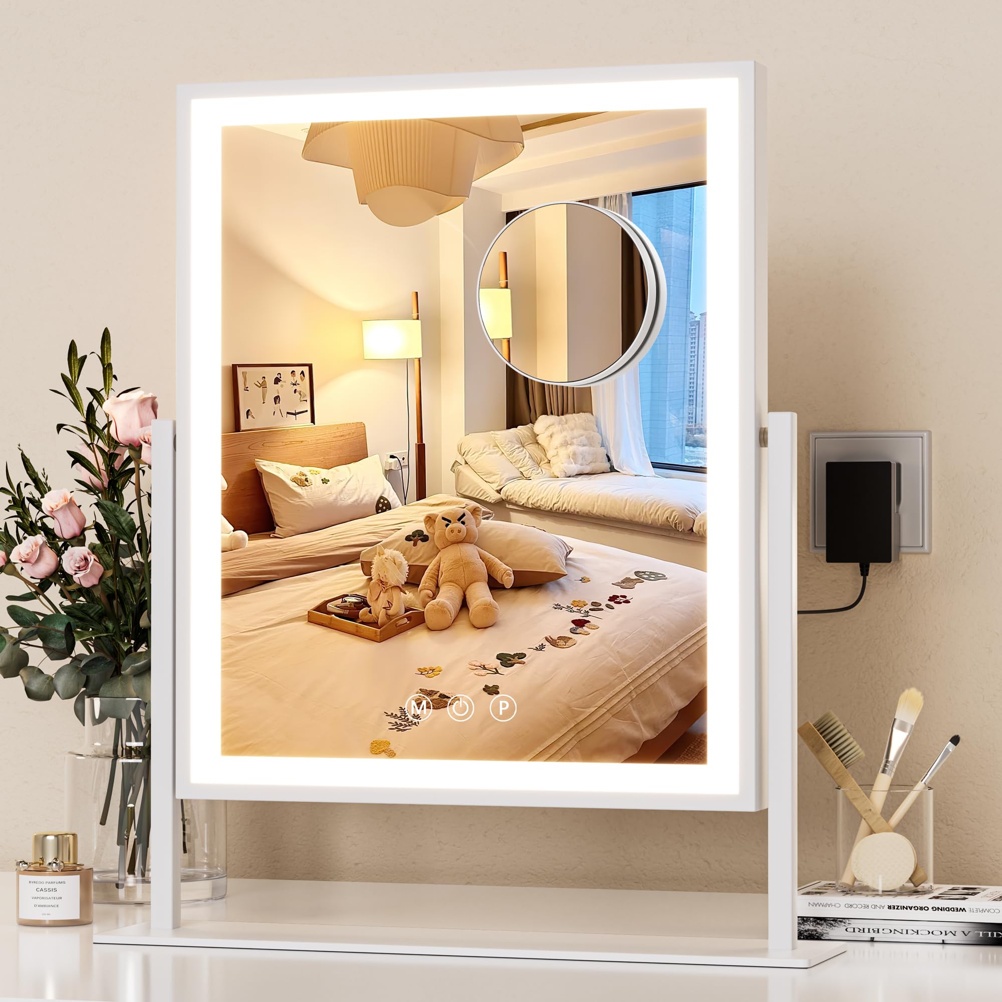 hide…to110【新品・未開封】鏡 女優ミラー ライト付き 50*40 hide…to110様専用【新品・未開封】鏡 女優ミラー ライト付き 50*40