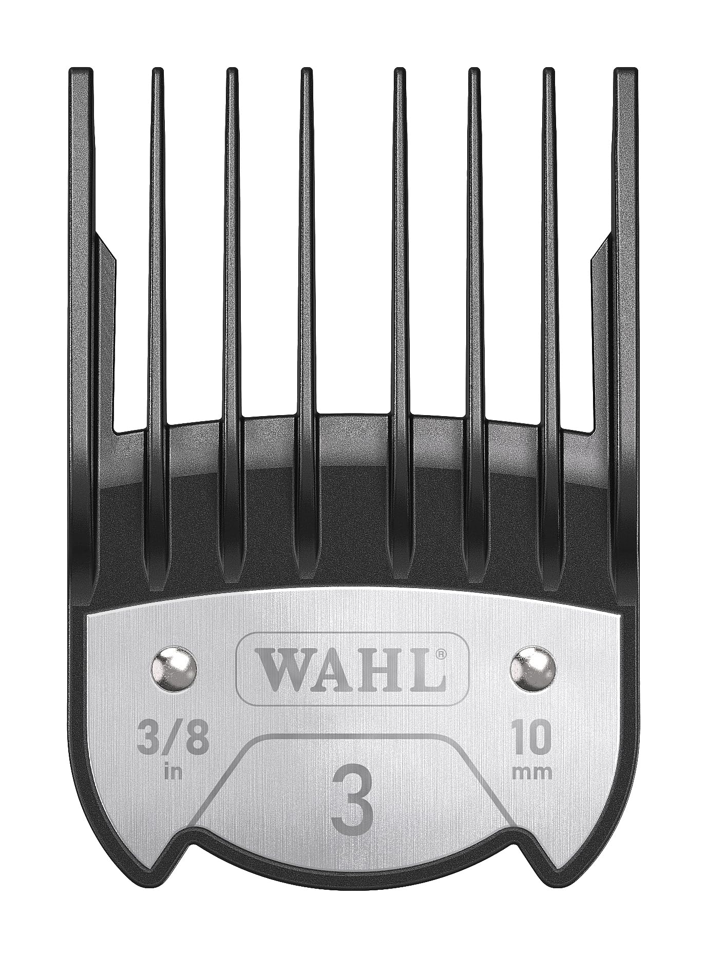 WAHL Premium Magnetic Attachment Combs, #3, 10mm, Haarschneidekämme, Aufsätze, Haarschneidemaschinen- und Trimmerzubehör, schwarz, Kuno, Chromstyle, Genio