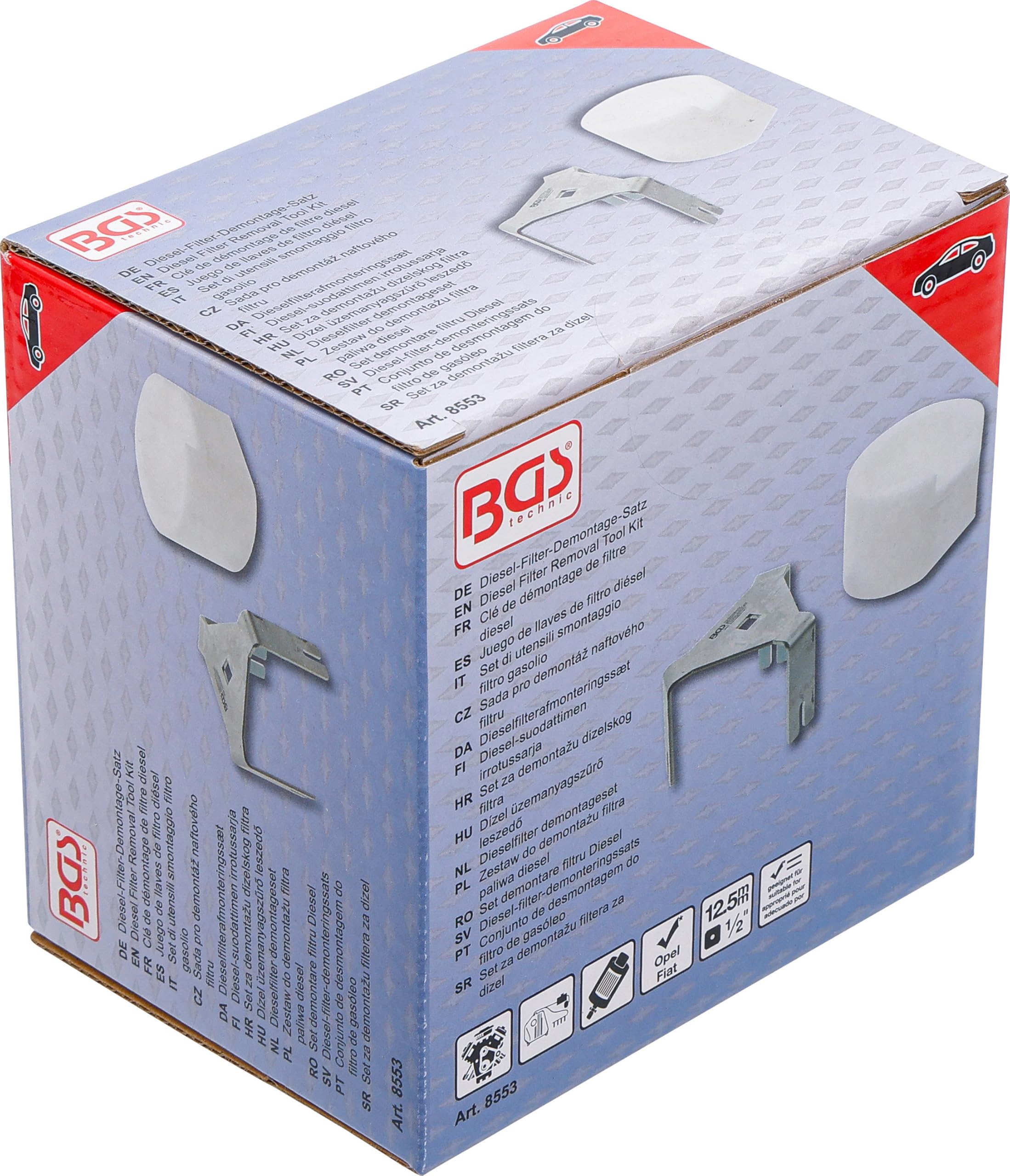 BGS 8553 | Set di utensili smontaggio filtro gasolio | per Opel / Fiat