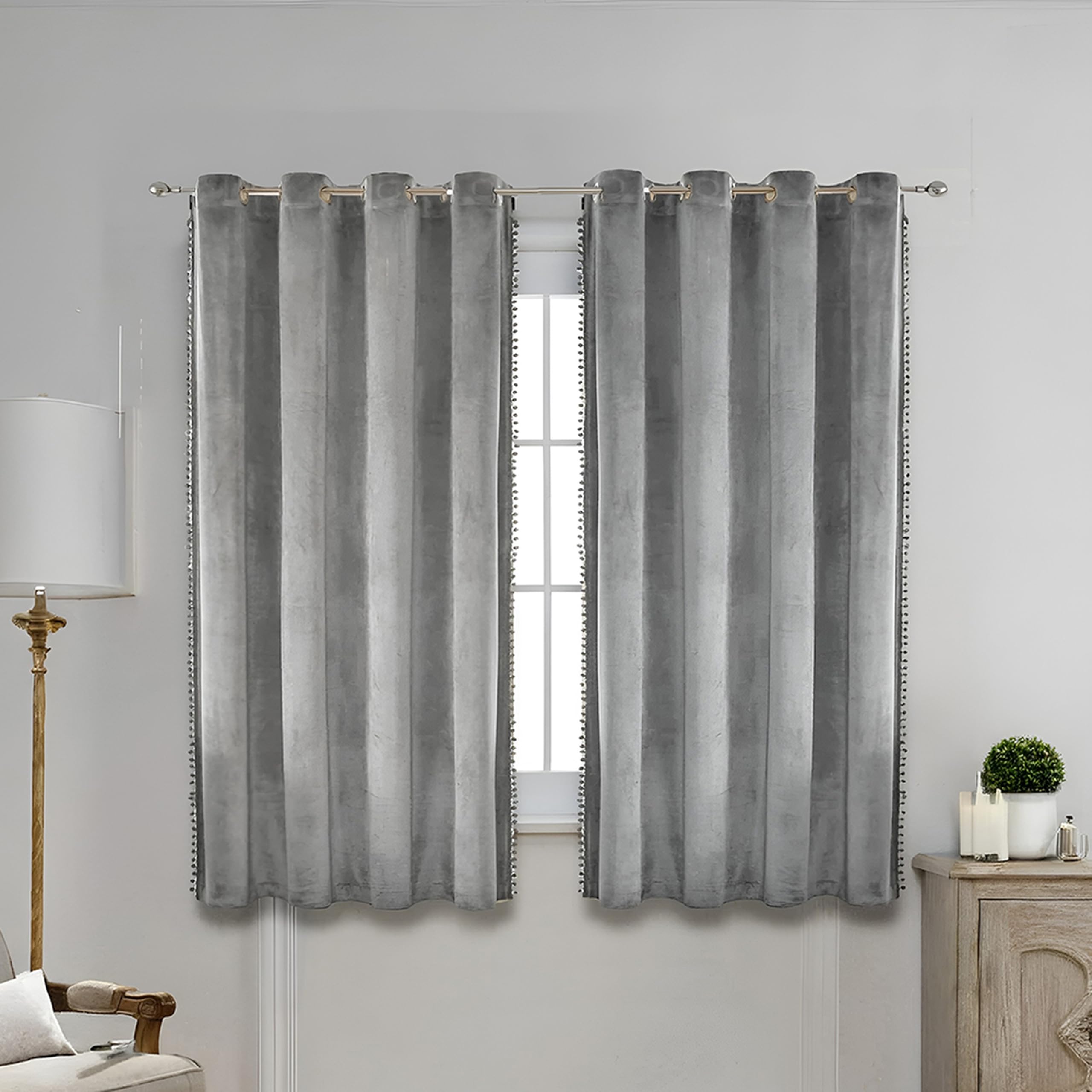 STITCHNEST Floréa Curtains - Room Darkening & Privacy -24