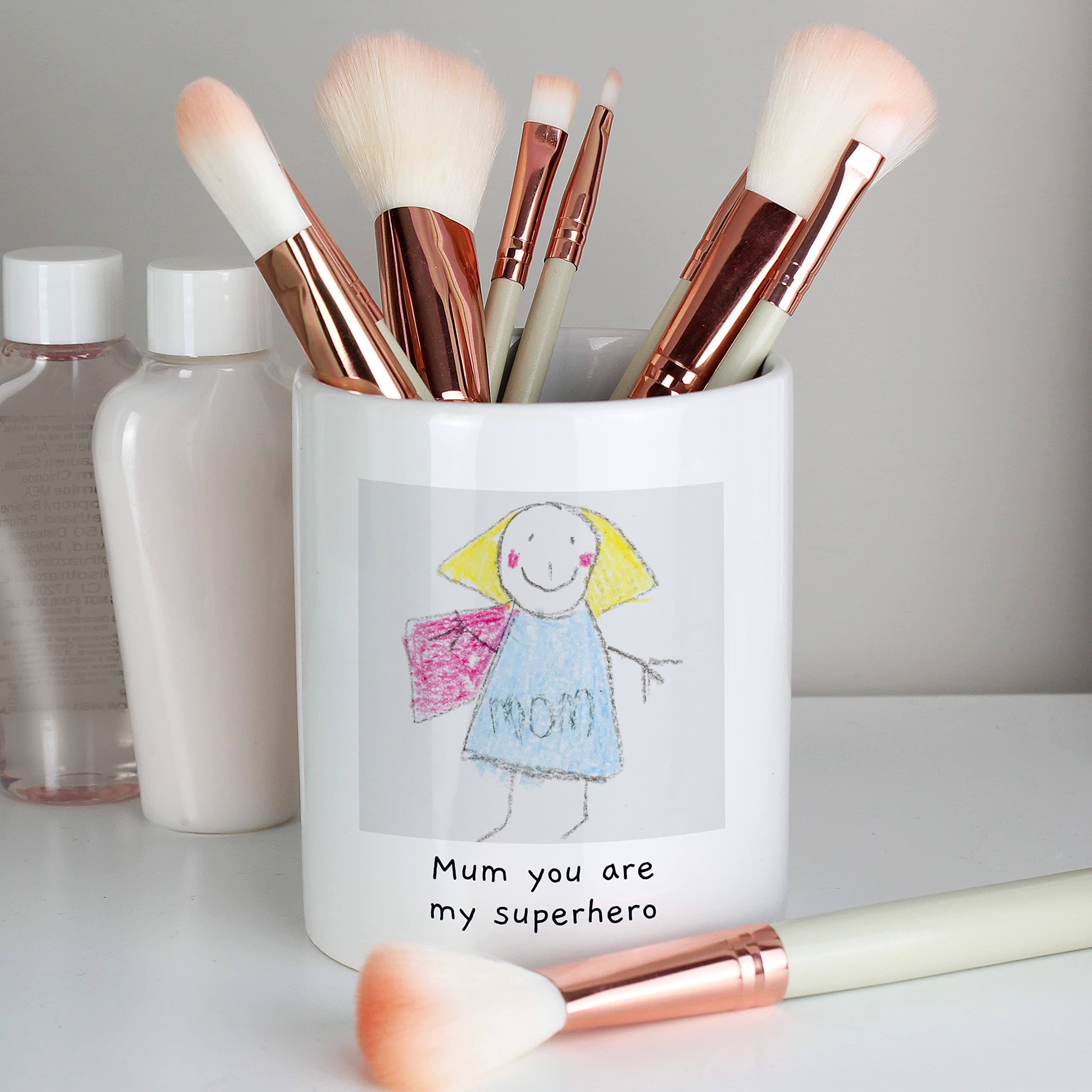 Personalised Memento Company Personalised Childrens Drawing Photo Storage Pot