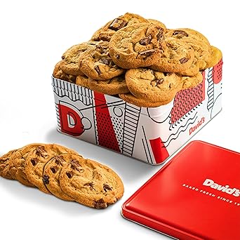 David's Cookies 2lbs Chocolate Chunks Fresh Baked Cookies - Handmade and Gourmet Cookies - Delectable and Made with Premium Ingredients - Cookie Gift Basket - Great Gift For All Occasions