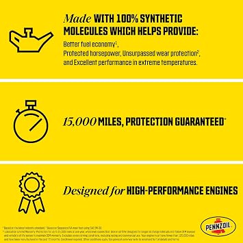 Pennzoil Platinum Euro L Full Synthetic 5W-30 Motor Oil, 1 Quart