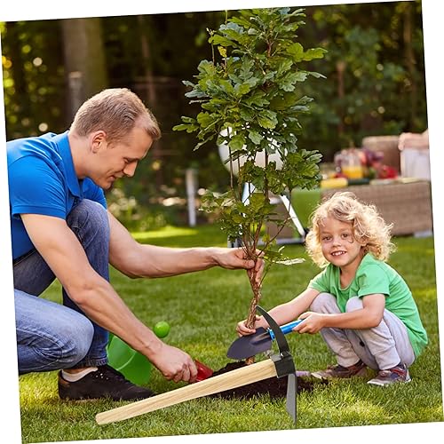 Miniatura 9 de Juego de azadas de jardín robustas 2pcs azada para hortalizas al aire libre flor agricultura herramienta de jardinería