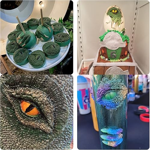 Miniatura 6 de Molde de pastel de caramelo de ojo de dragón, moldes de silicona para hornear chocolate con forma de garras de dinosaurio, moldes de silicona para