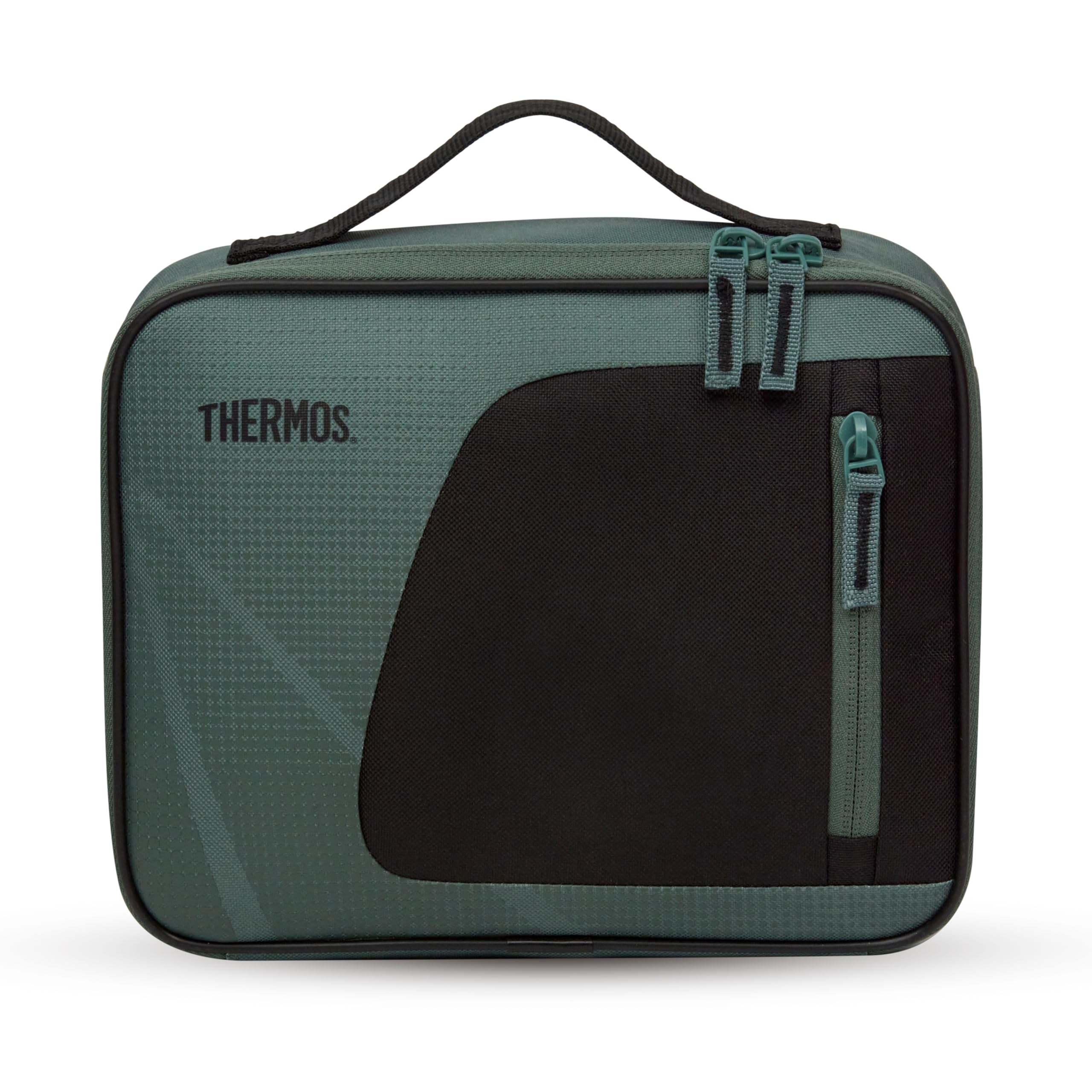 Thermos Radiance 4L Insulated Lunch Bag Rock Cap Green – Compact Cooler Bag with Leak-Resistant Food-Safe Lining, Heat-Sealed Interior, Wipe-Clean & Durable Design with Storage Pocket
