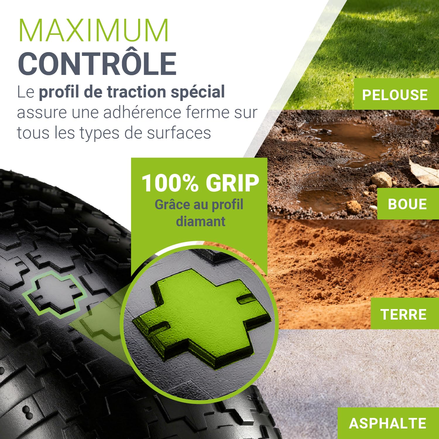 Juskys brouette Garden - Volume de 100 litres - 210 kg - pneus gonflables avec Jante en métal - Cuve galvanisée - brouette de Jardin - Noir