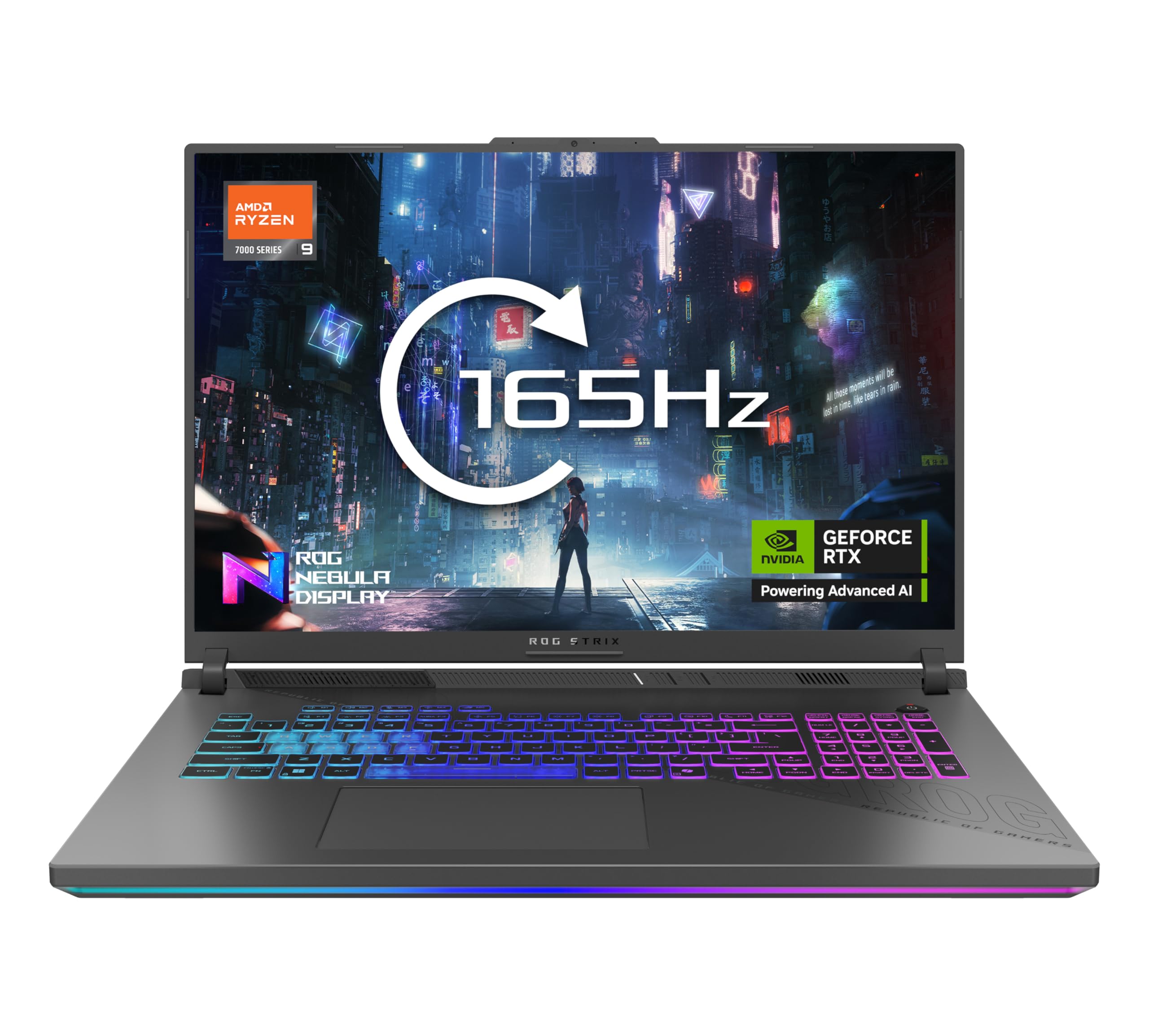 ASUS ASUS ROG Strix 16 G614PR 16.0" WUXGA 165Hz Gaming Laptop (AMD Ryzen 9-8940HX, NVIDIA GeForce RTX 5070Ti 12GB Graphics, 16GB RAM,