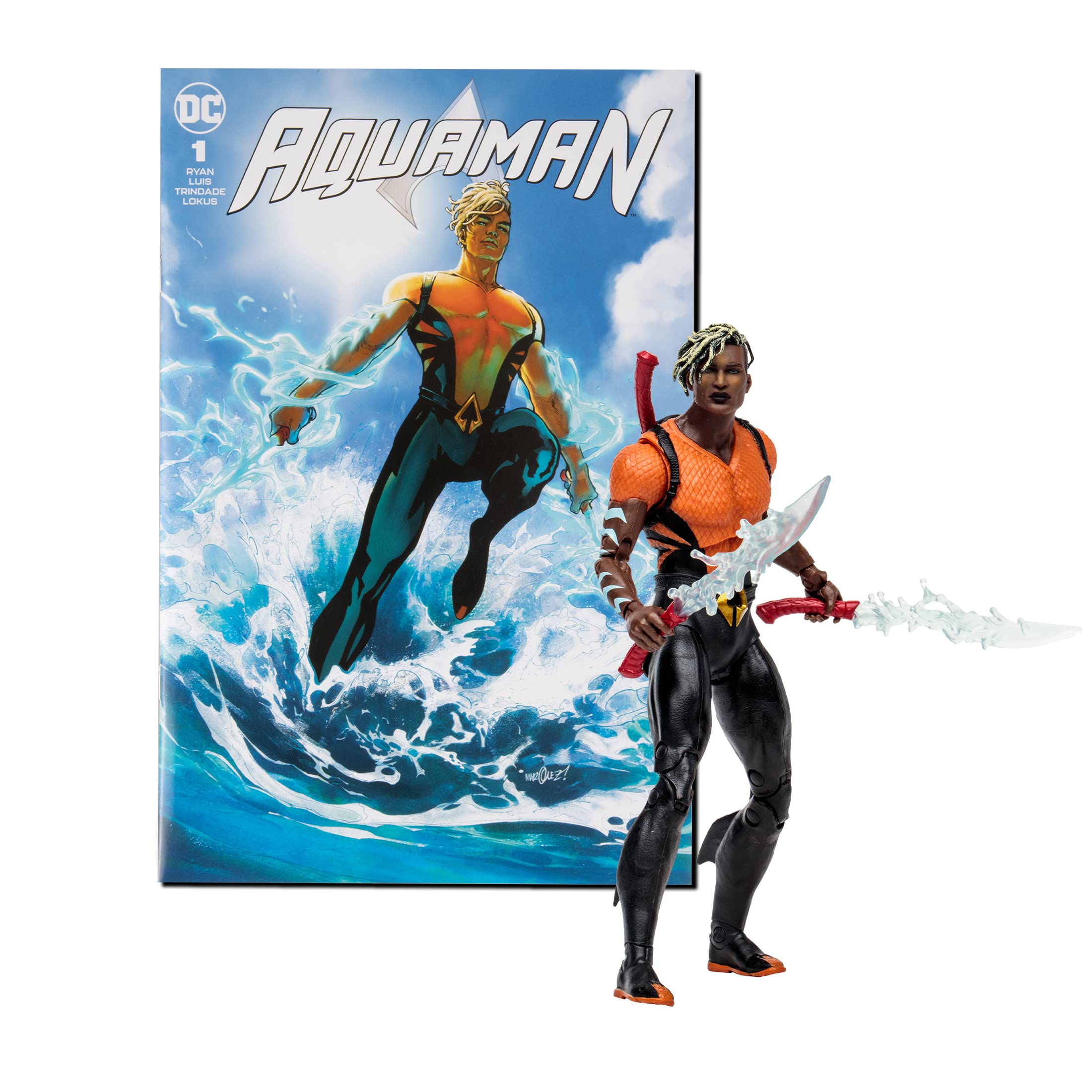McFarlane Toys - Aquaman DC Classic 7 Pollici Action Figure Con Collezionabile Digitale