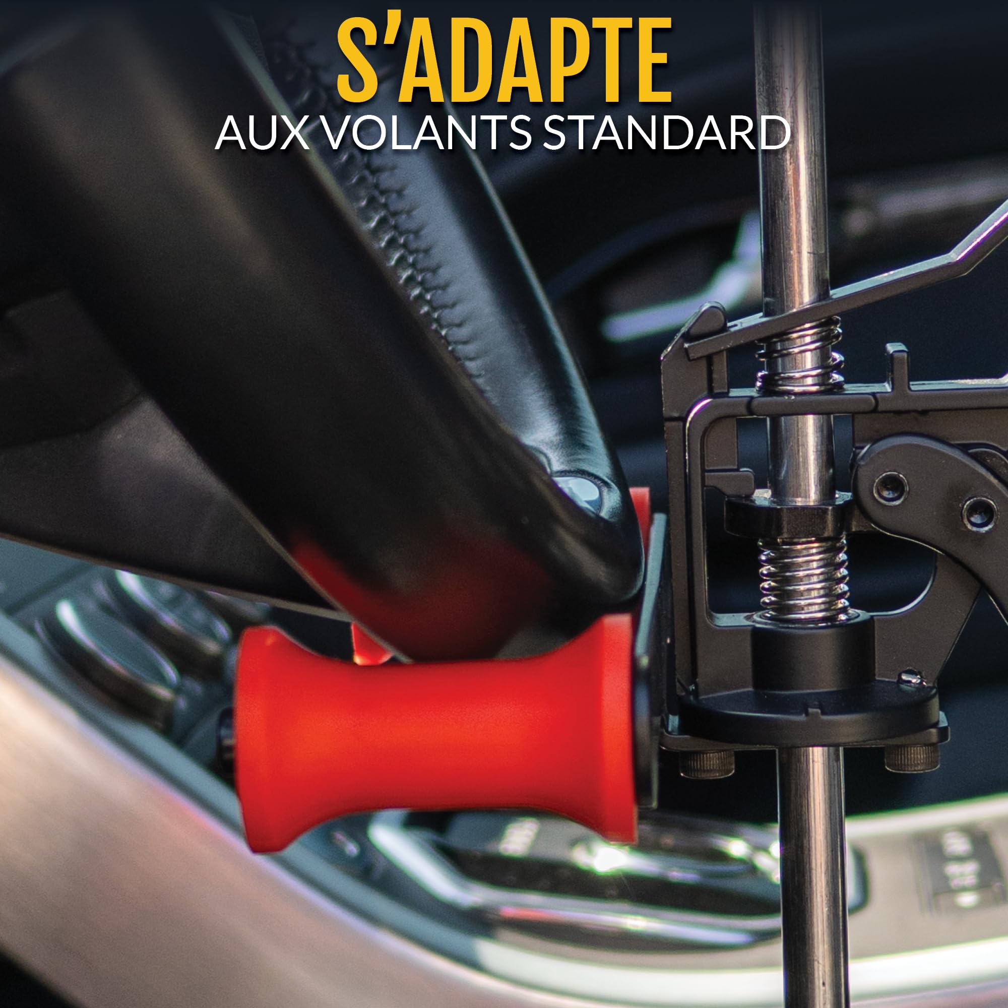 Support de Volant Réglable & Presse-Pédale de Frein - Kit Économique pour Alignement DIY Voitures Camions SUV