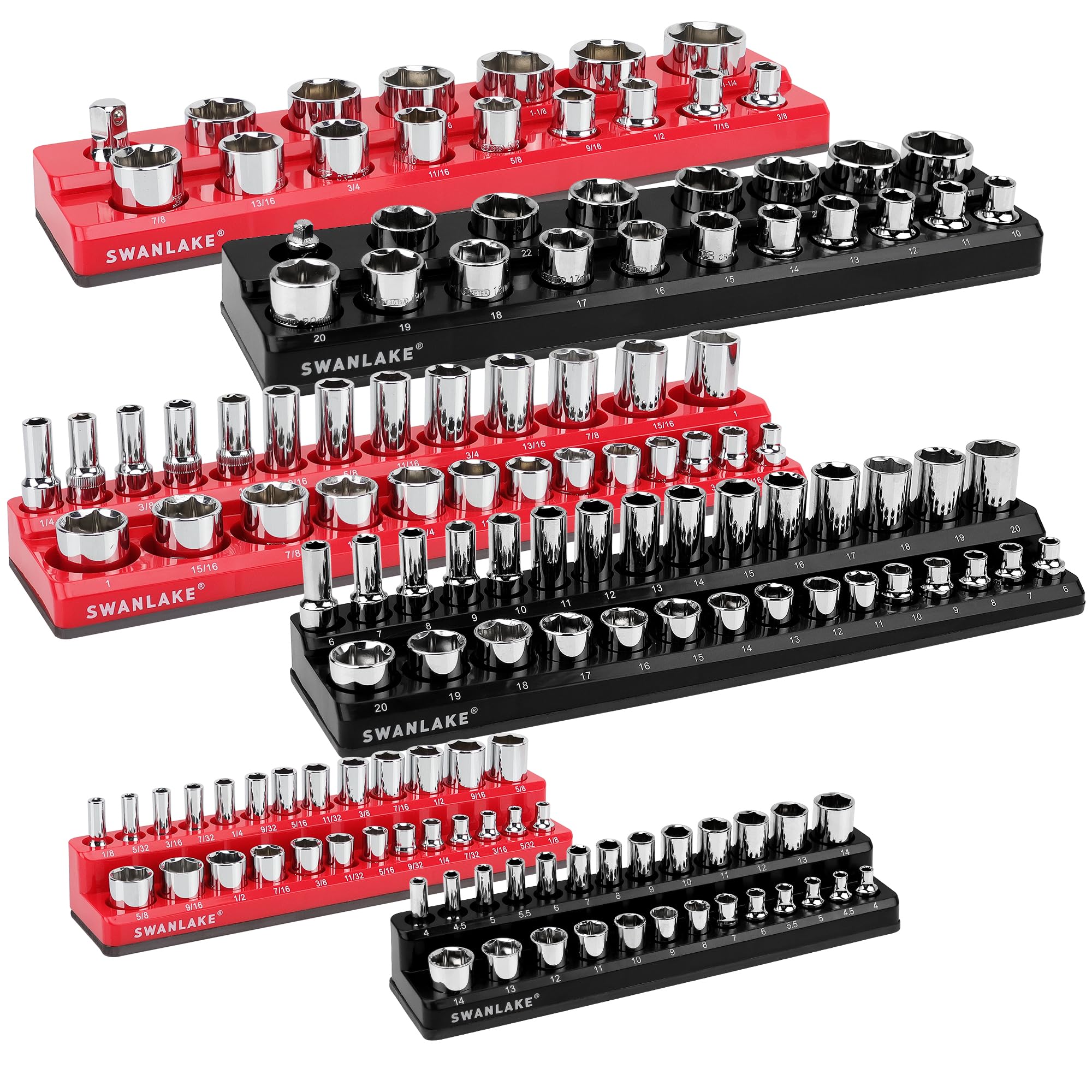 SEMn☆816 Amazon.com: Magnetic Socket Organizer Set, 6PCS Socket