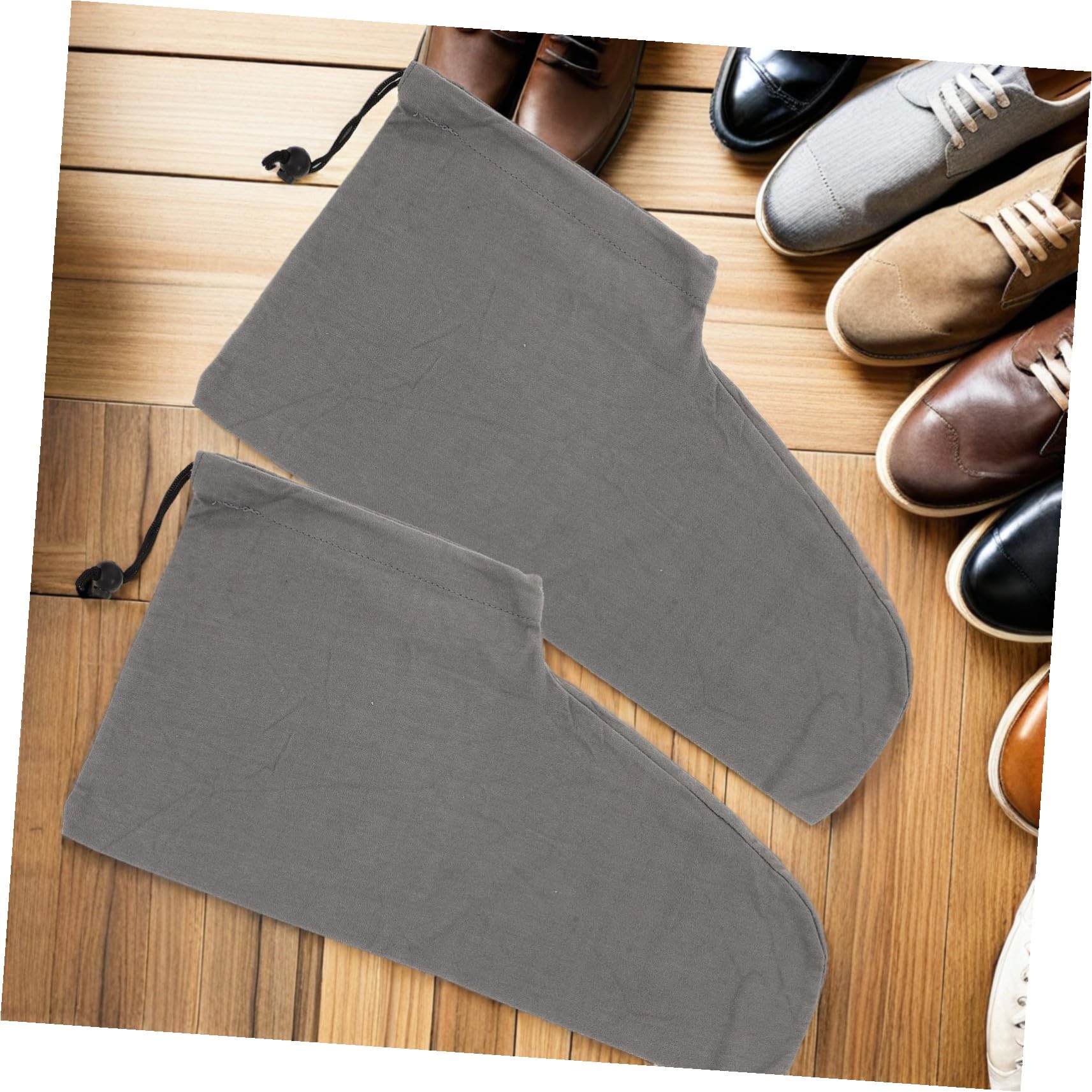 Ipetboom 6pezzi Sacchetti per Scarpe da Viaggio in Tessuto di Cotone Chiusura Coulisse per Riporre Scarpe da Ginnastica Stivali e Accessori Leggeri e Compatti per Viaggi e Organizzazione