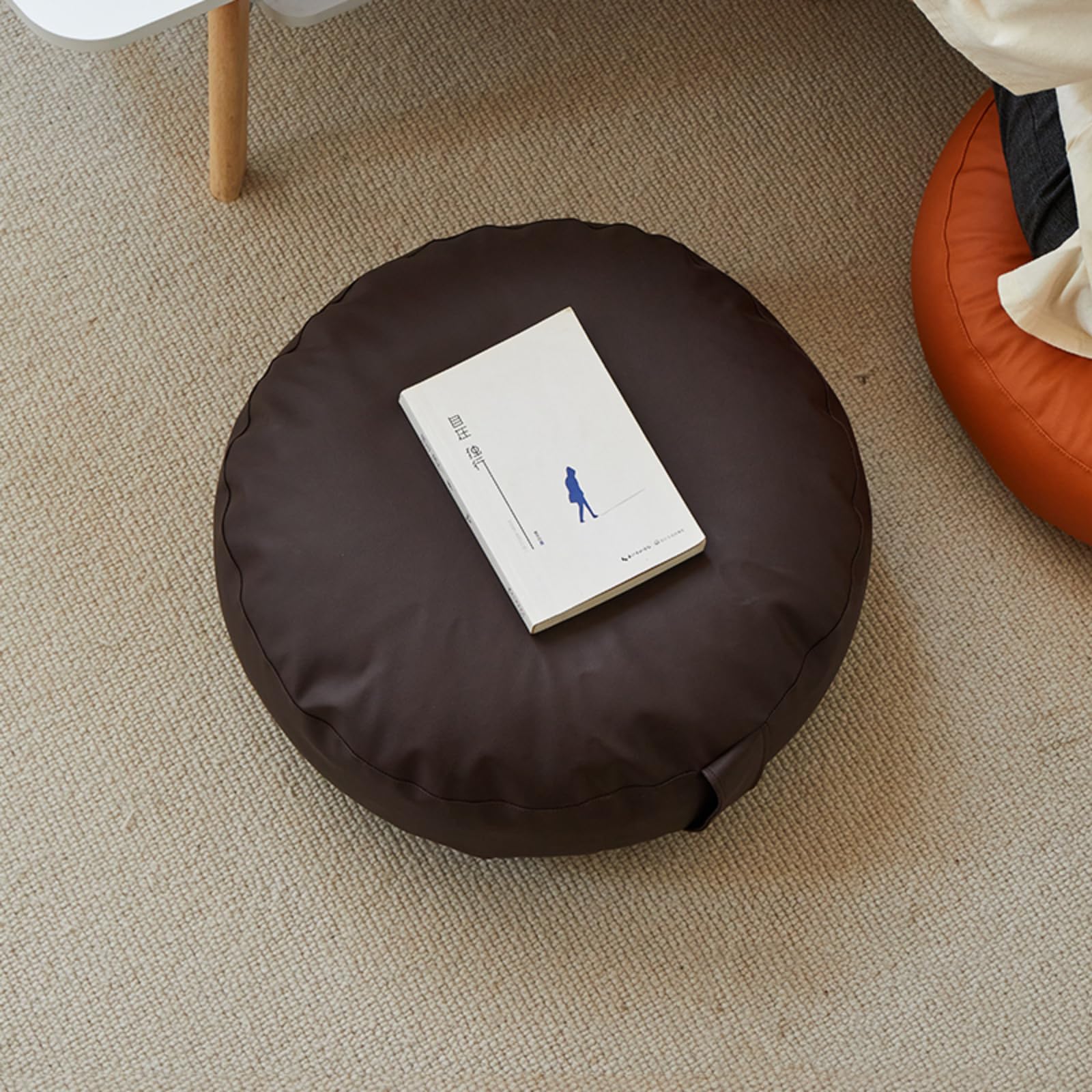 Almohadillas de Cuero PU duraderas Almohadillas Gruesas e Impermeables Almohadas súper Suaves partículas EPP Almohadillas Decorativas al Aire Libre para Fiestas en Grandes áreas
