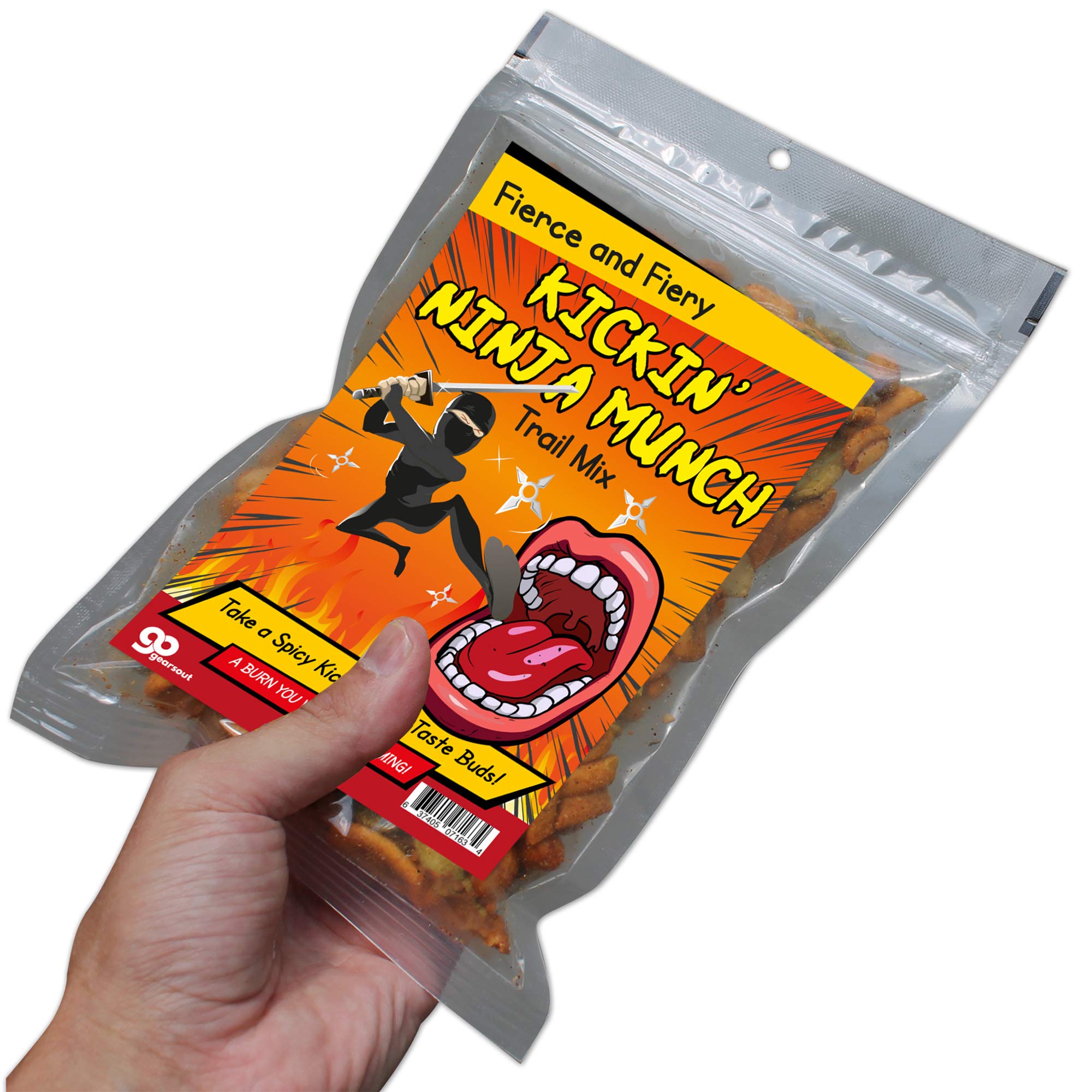 Amazon.com: Kickin' Ninja Munch Spicy Trail Mix - Funny ninja