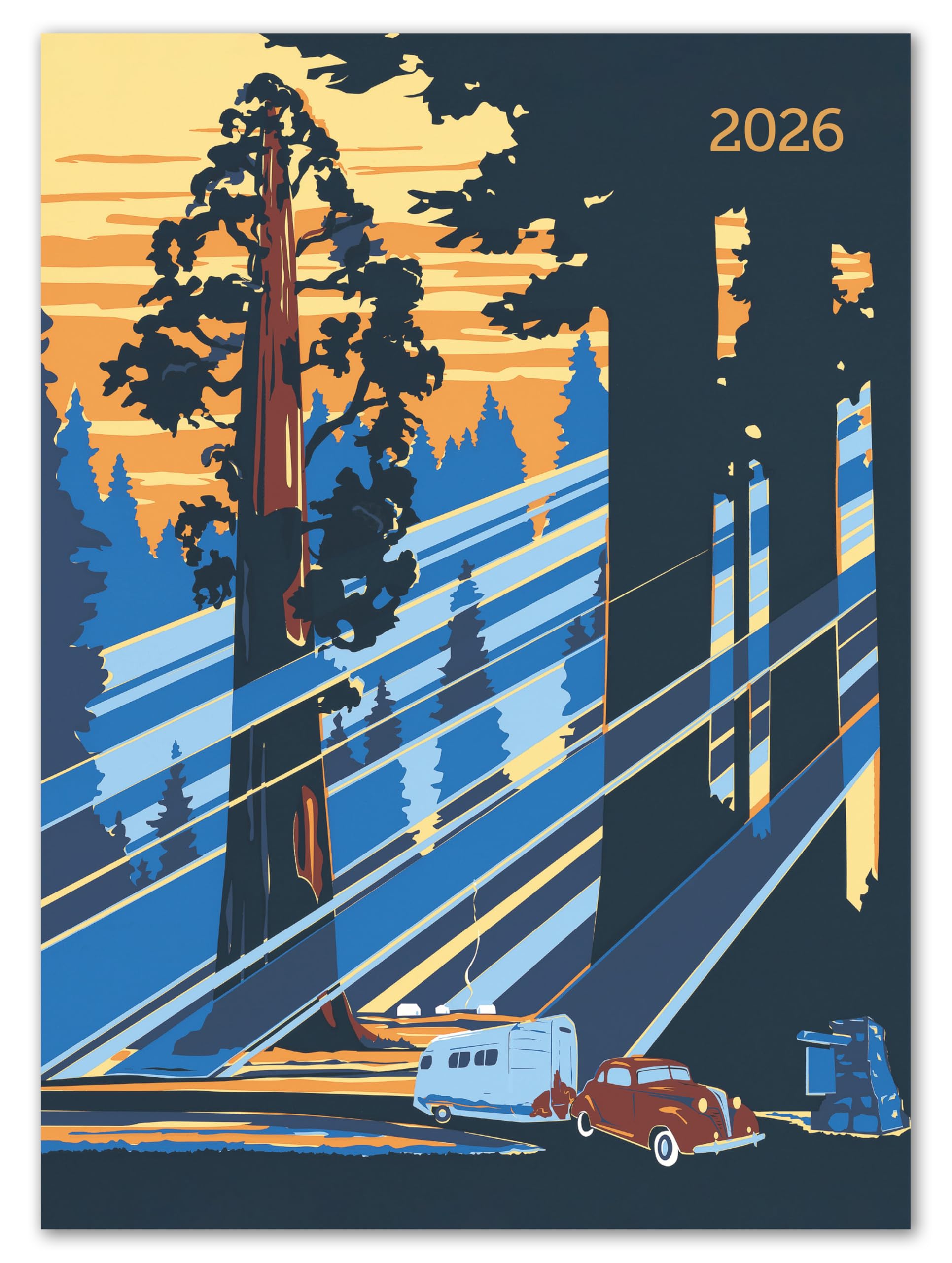 2026 National Parks WPA Weekly Planner 6" x 8.25" Spiral Bound