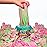 SLIMYSAND Watermelon SLIMYGLOOP Slimy Sand 1.5 lb. Bucket - Pink & Neon Green Scented Bucket for Kids Ages 3+