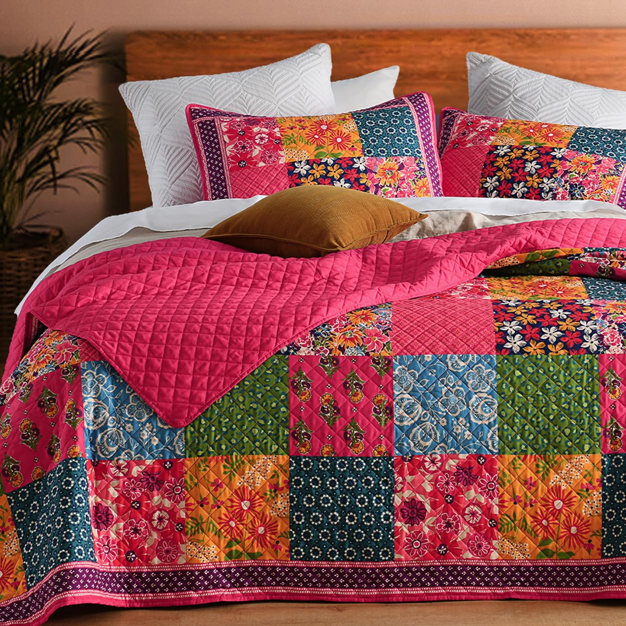送料無料 新品 PHENIX Quilt Kids 2ピース 140 NAB 2-Piece Shelly Multicolor Quilt Set, Twin/Twin XL