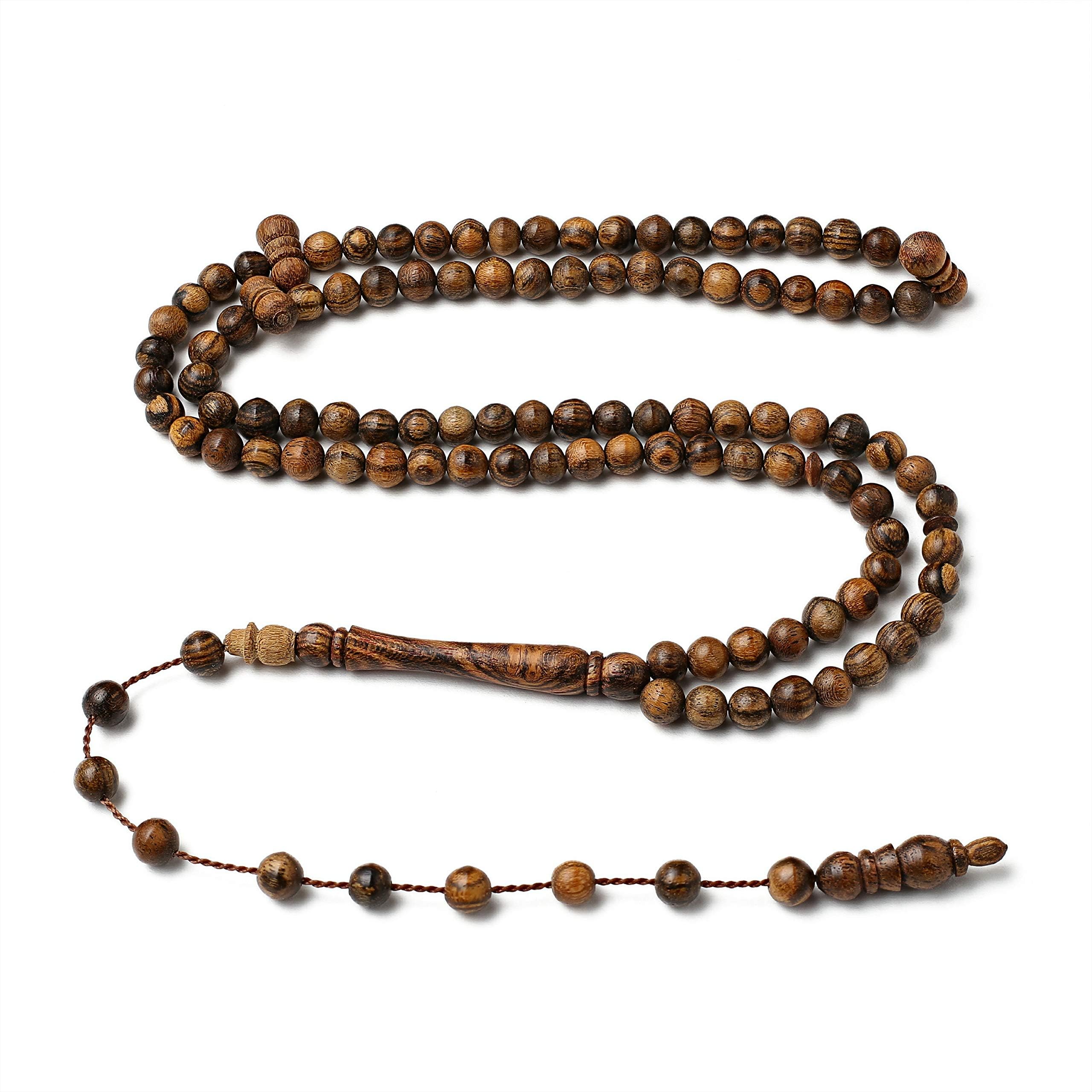 Handcrafted Tasbih Zikr Beads Bacote Wood Premium Tasbih Zikr Beads- INFINITYBEADS by BasmalaBeads- Tesbih- Tasbih Zikr Beads- Sibha- Zikr Art