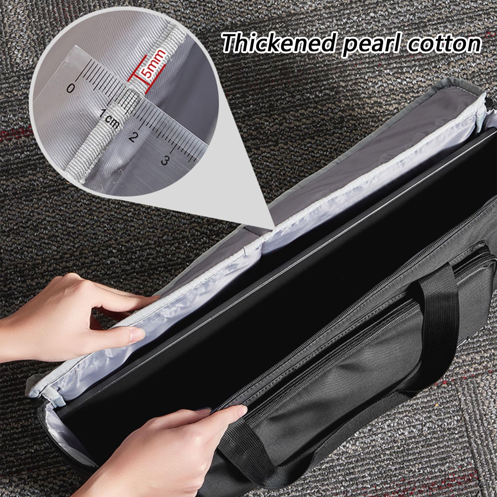MURYE Étui de transport léger pour moniteur de 24"/27" avec poignée
