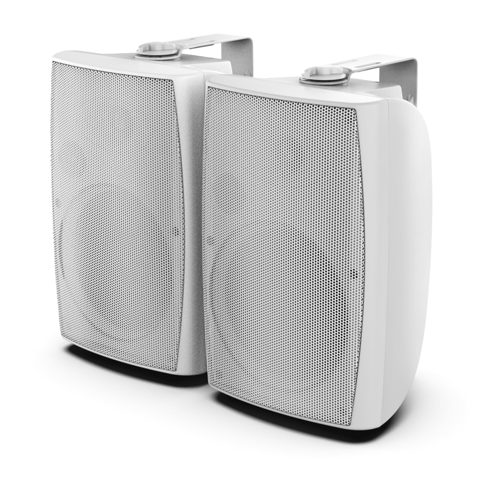 STUDIOFINIX Altoparlanti passivi esterni da 8 pollici, 600 W, grado di impermeabilità IP44, connessione cablata, accoppiamento stereo TWS, altoparlanti montabili a parete per tutte le stagioni per