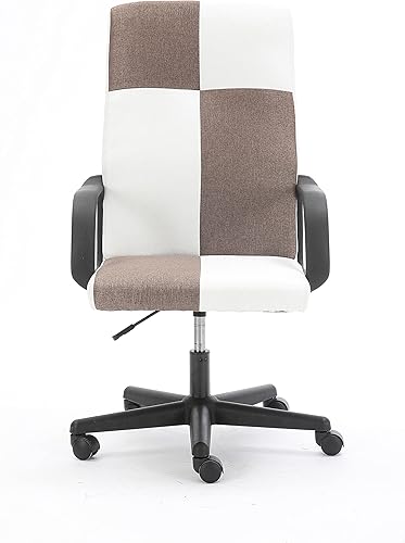 Computer Chair, Ergonomic Computer Chair, Adjustable Backrest Armrest Computer Executive Desk, with Wheels 360 Swivel Task Chair, for Office,