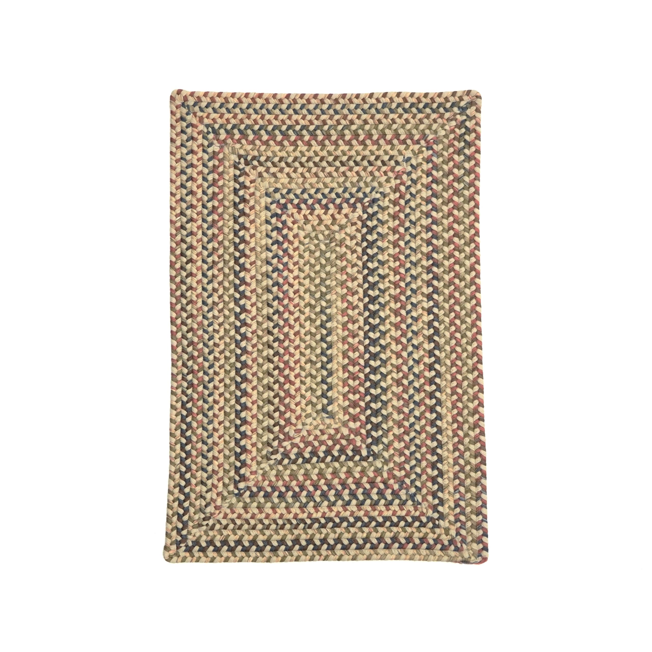 Colonial Mills Durban Braided Multi - Beige Linen 4x6