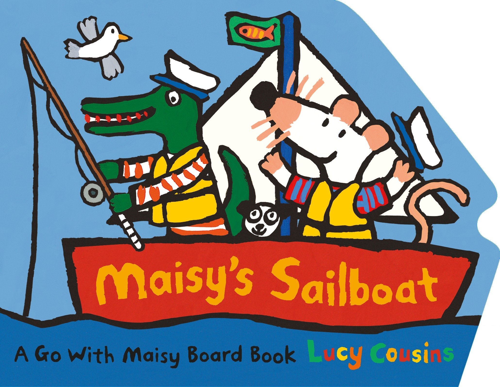 Maisy's Sailboat: (A Boat-Shaped Board Book About Maisy the Mouse's Sailing Adventure for Toddlers)