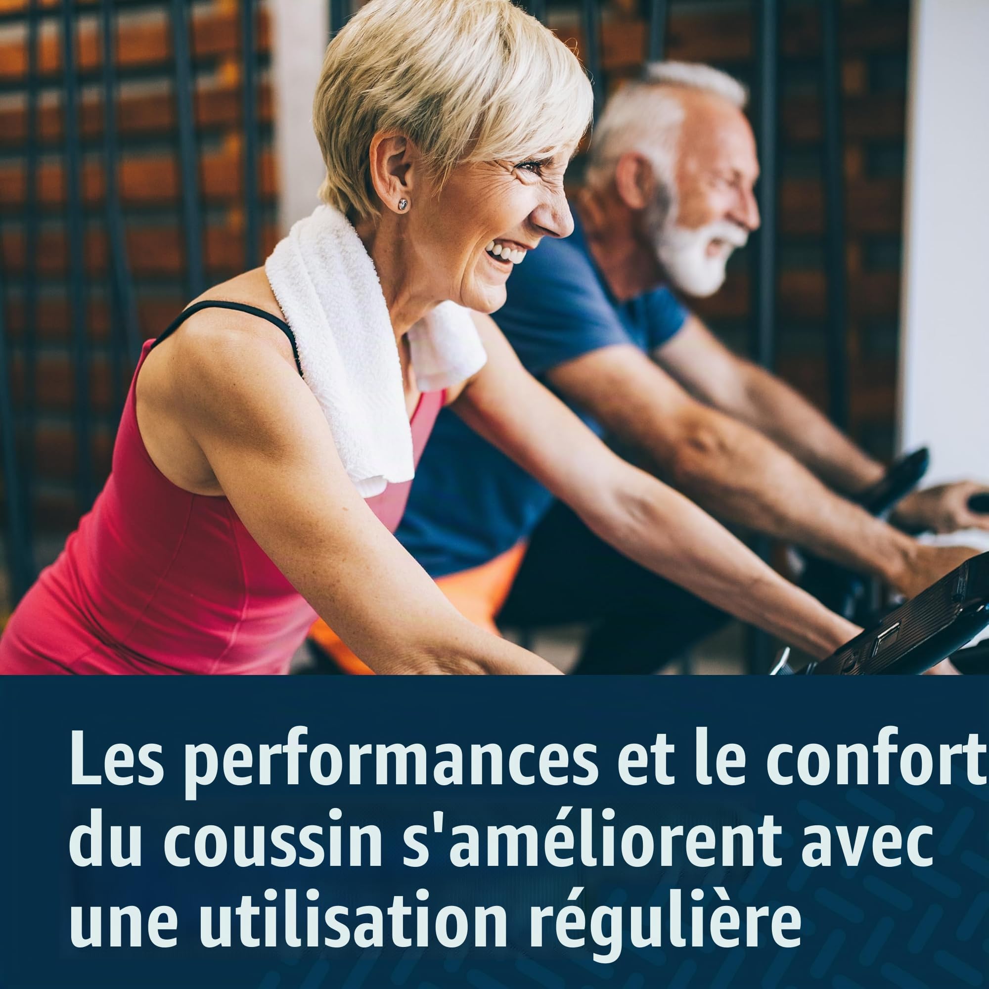 Selle de vélo la plus confortable pour les personnes âgées – Selle de vélo extra large et rembourrée pour homme et femme – Selle de vélo universelle