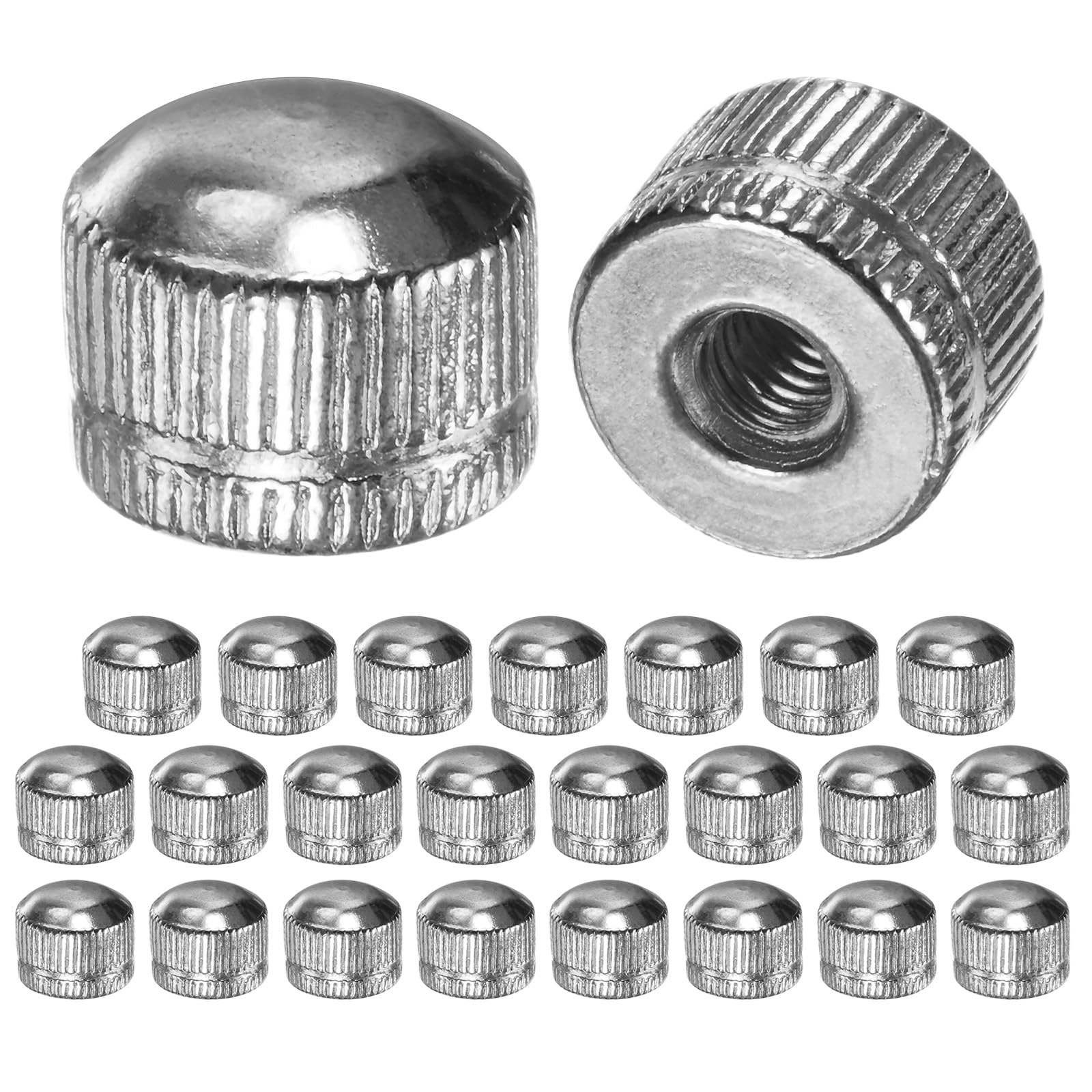 M METERXITY 25-Pack Threaded Cap Nuts