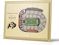 Vista 13 de YouTheFan NCAA Oklahoma Sooners - Arte de pared 3D de 5 capas con vista al estadio, Gaylord Family Oklahoma Memorial Stadium, 13.00 x 17.00 pulgadas