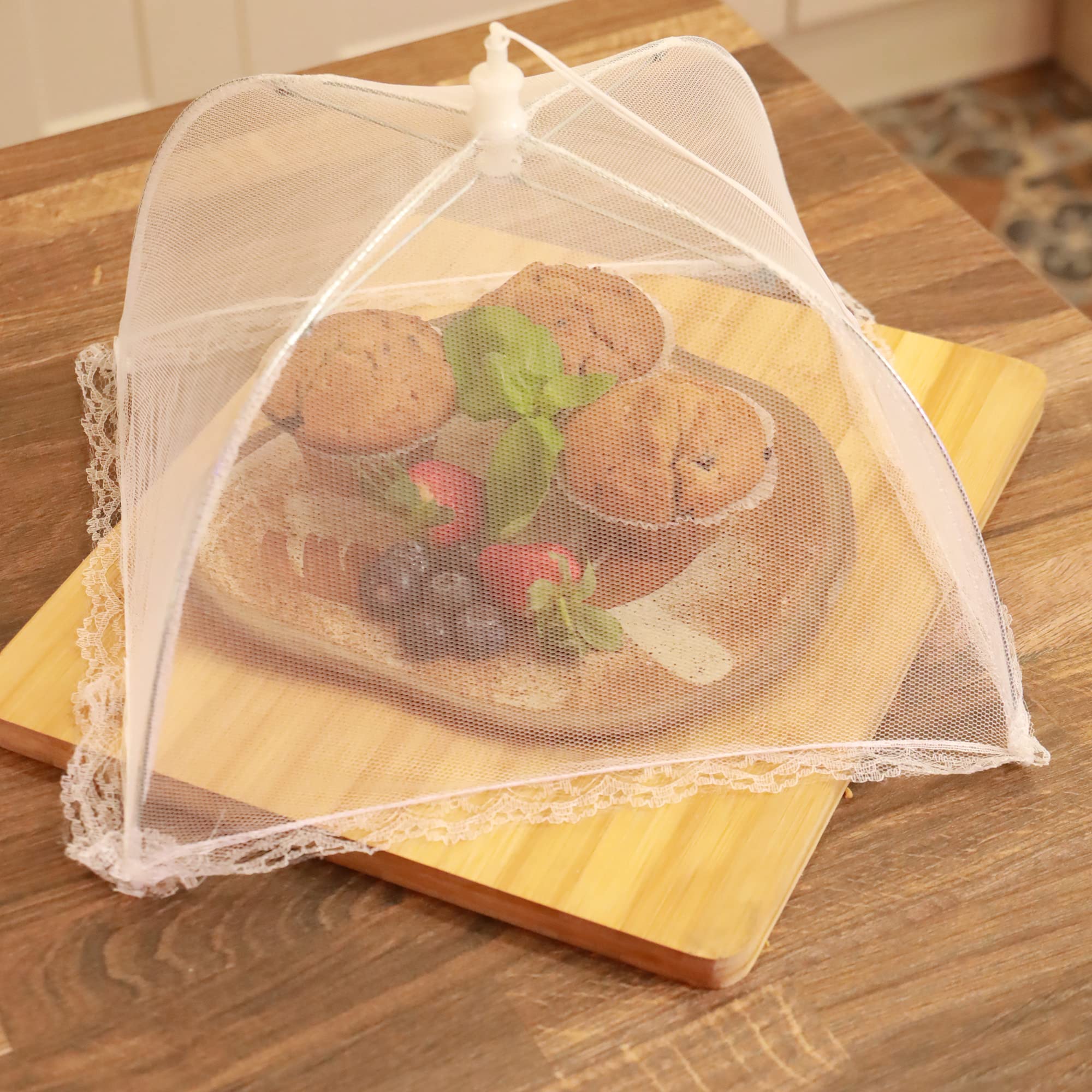 Cloche Alimentaire Pliante 30cm - Couleur Aléatoire - Filet Pliable