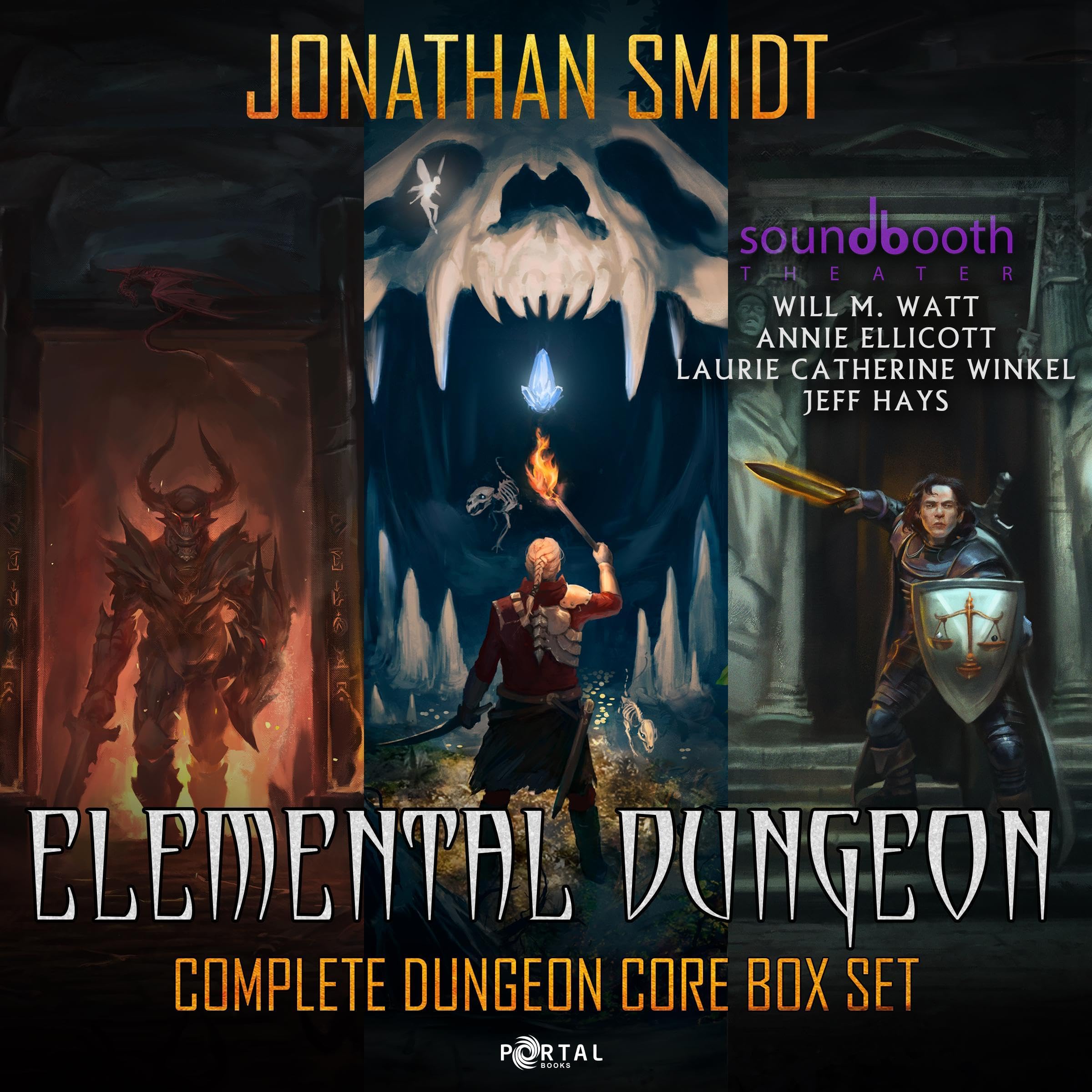 Cover art for The Elemental Dungeon Trilogy: A Complete Dungeon Core Box Set
