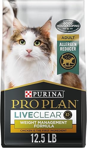 Miniatura 14 de Purina Pro Plan LiveClear Comida para Gatos Control de Peso y Reductor de Alérgenos de Gatos Fórmula de Pollo y Arroz - Bolsa de 3.2 lb