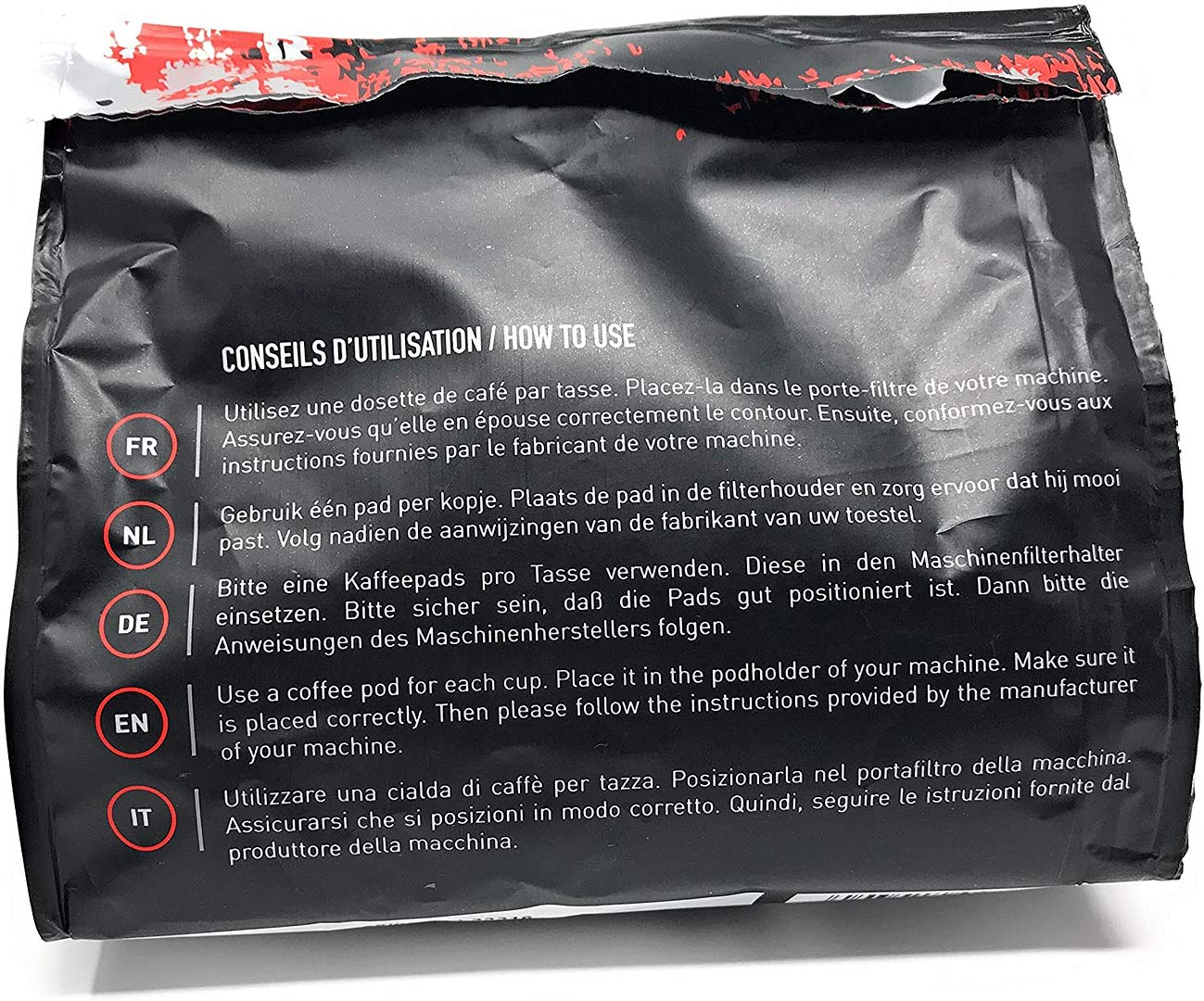 Senseo Coffee Pods Compatible Gimoka Strong 180 Coffee Pads, Dark Roast Intenso Flavour