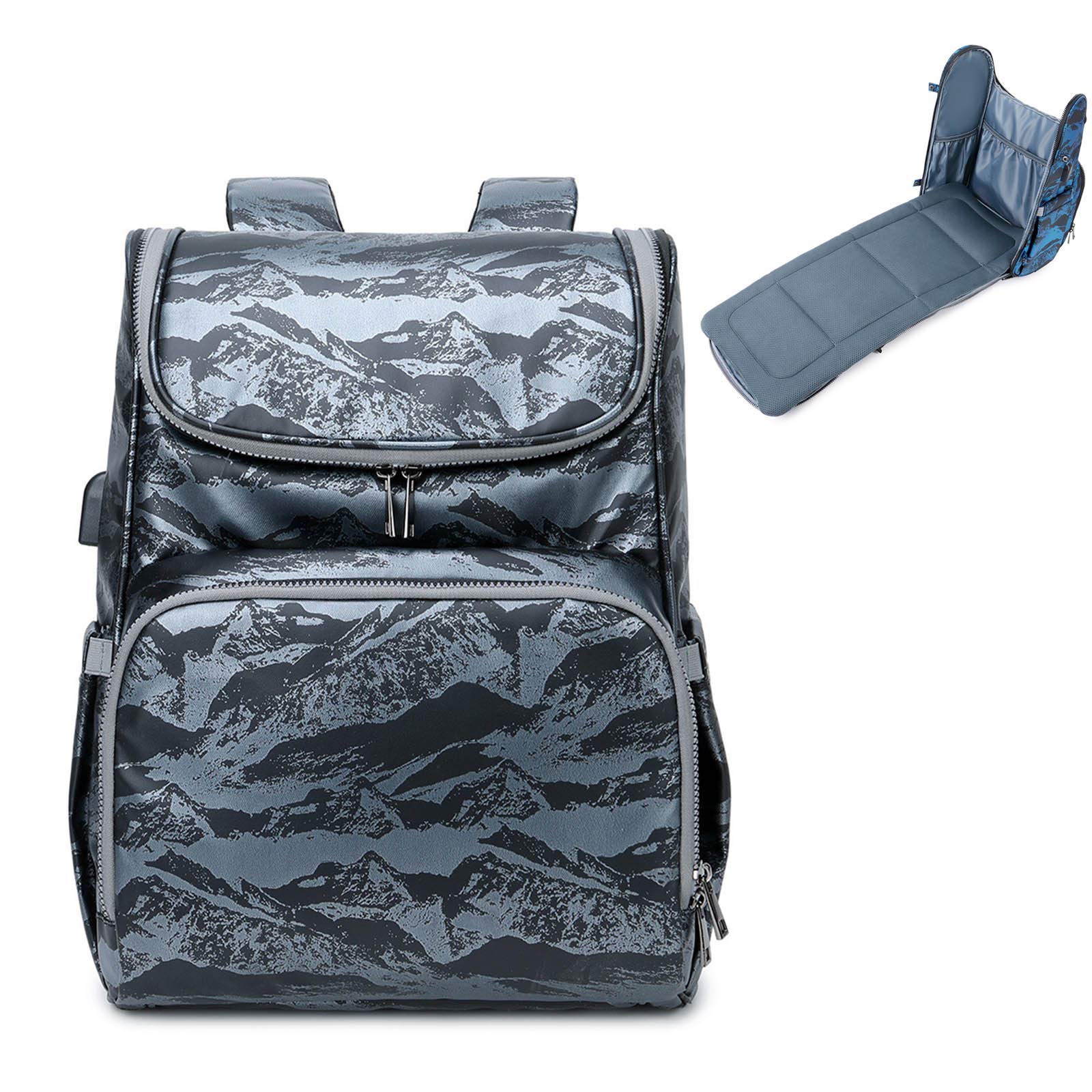 Fashion Multifunction Mother-baby Backpack Diaper Bags Travel Handbag Waterproof Nappy Maternity Bag Large Capacity Mummy Carrier Baby Products - Dosue