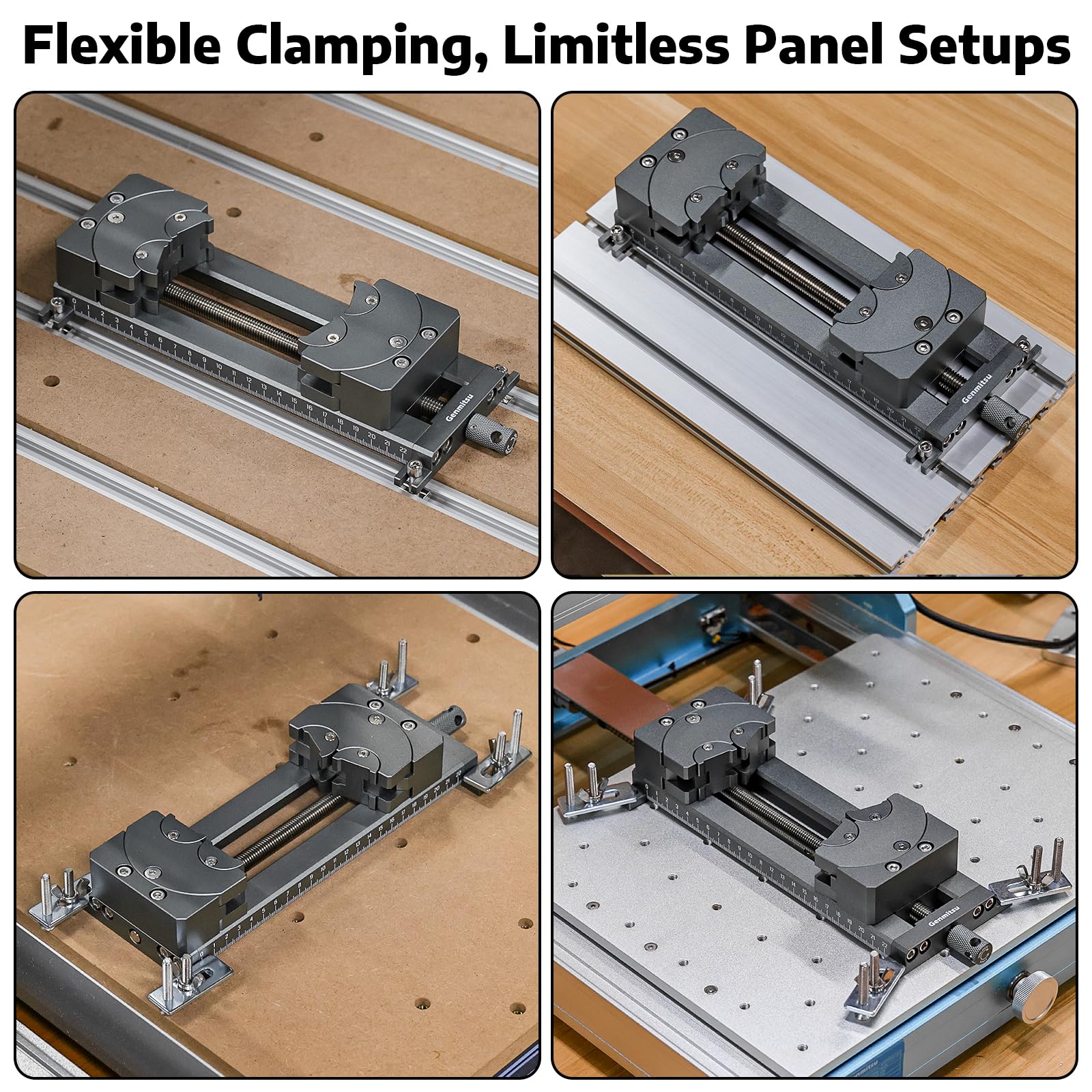 Amazon.com: Genmitsu Fractal Vise with 100° Adjustable Jaw for