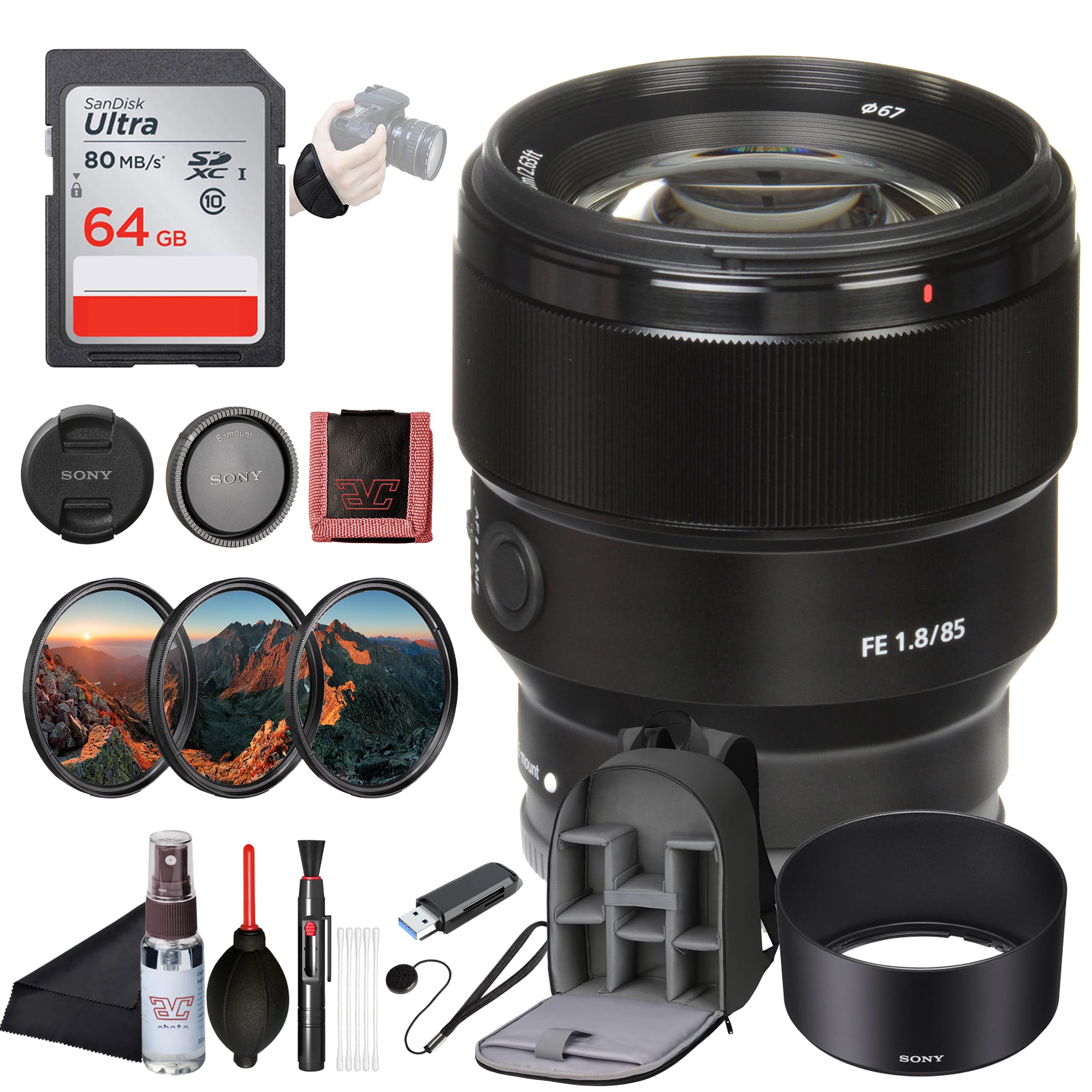 SONY - FE85mmF1.8 SONY 単焦点レンズ Amazon.com : Sony FE 85 mm F1 