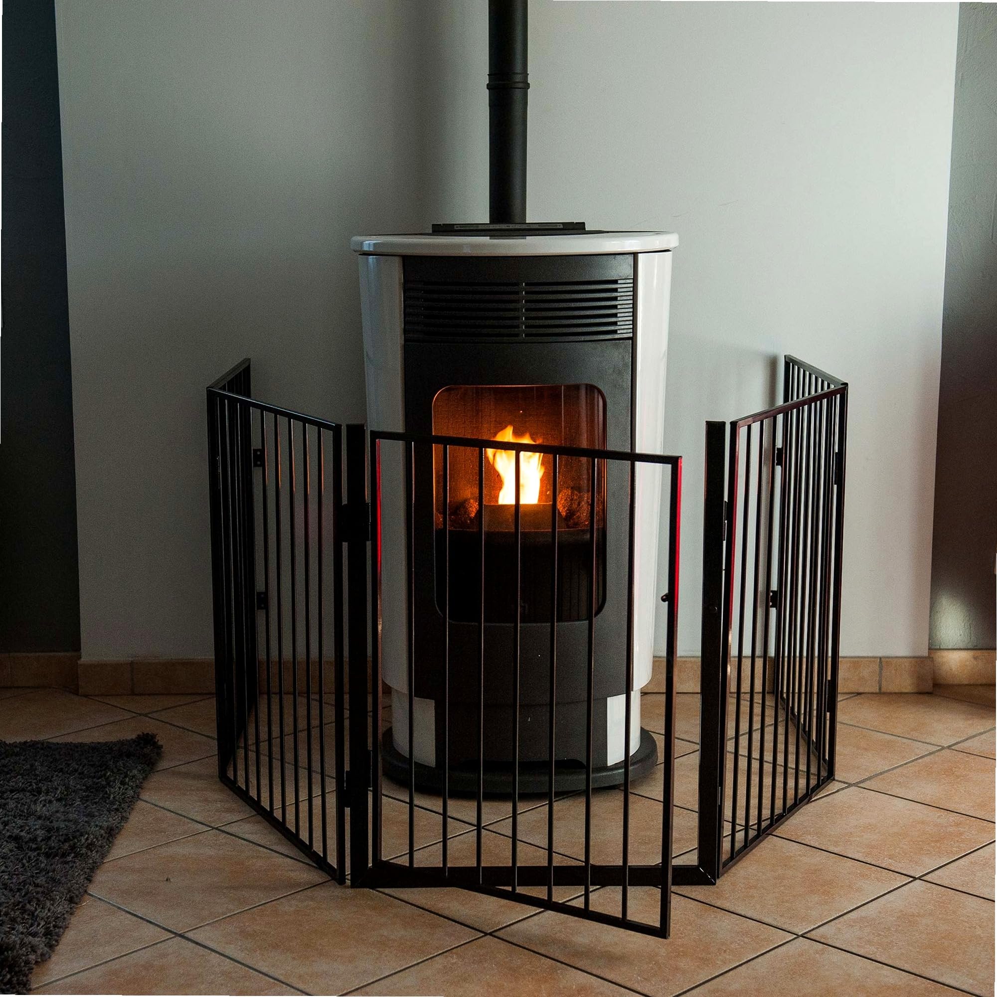Barrera de seguridad de metal WERKA PRO 5 paneles 300cm