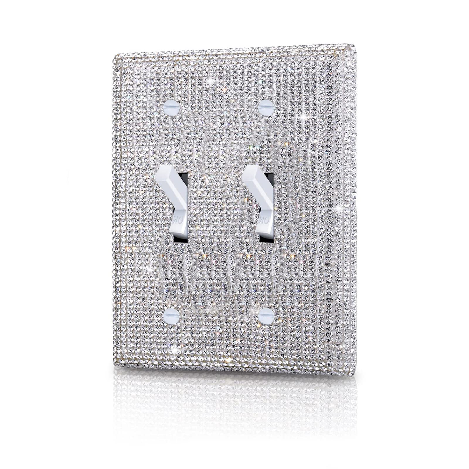 Placa de pared con interruptor de diamantes para renovar marcos viejos