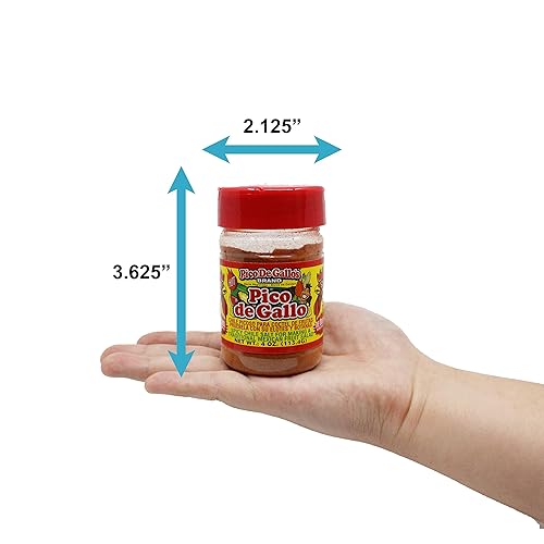 Vista 16 de Pico De Gallo's Pico Limon - Condimento picante de chile, sal y lima (2 cocteleras de 4 onzas)