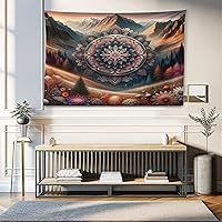 Vista 206 de Ambesonne Tapiz de naturaleza, silueta de oso salvaje en el bosque de la selva en la noche oscura, ilustración para colgar en la pared para Verde