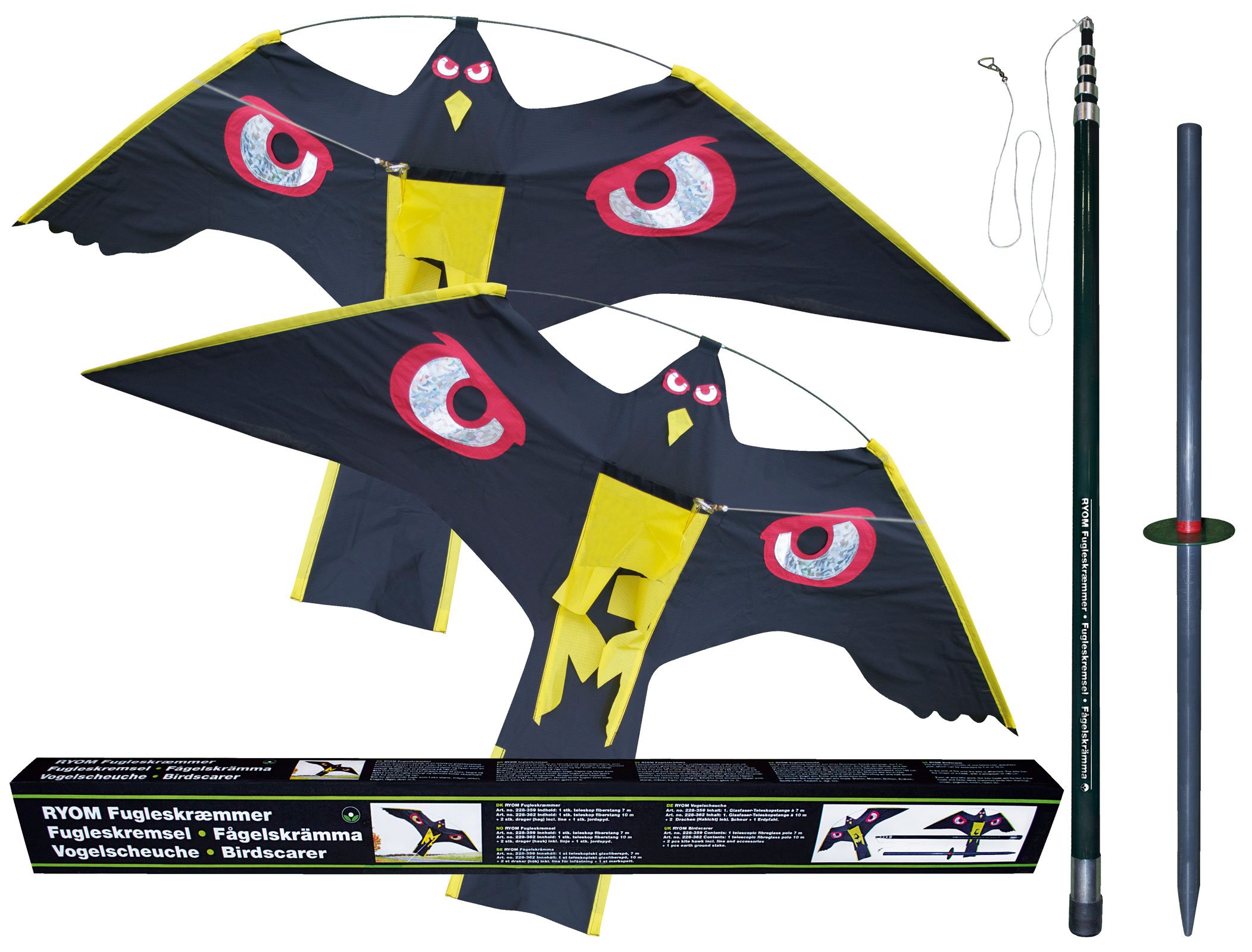 Ryom Vogelscheuche Vogelschreck Raubvogel-Drache Habicht – Produktbeschreibung