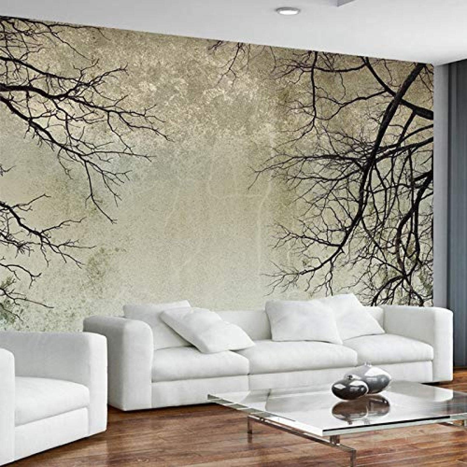 Carta Da Parati 3D Scandinavo Stile Albero Rami Cielo Carta Da Parati Camera Letto Moderna Fotomurali 3D Gigante Murale Decorazione
