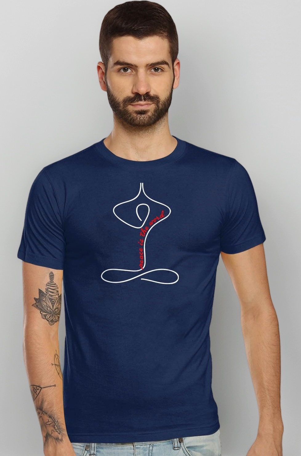 Peace Word Men's Original Brand (Since 1997) – Wear Tranquility, Spread The Vibe! 100% Soft Cotton, Double Enzyme Washed, Eco-Friendly Dyeing, Super Comfort, Long Lasting.